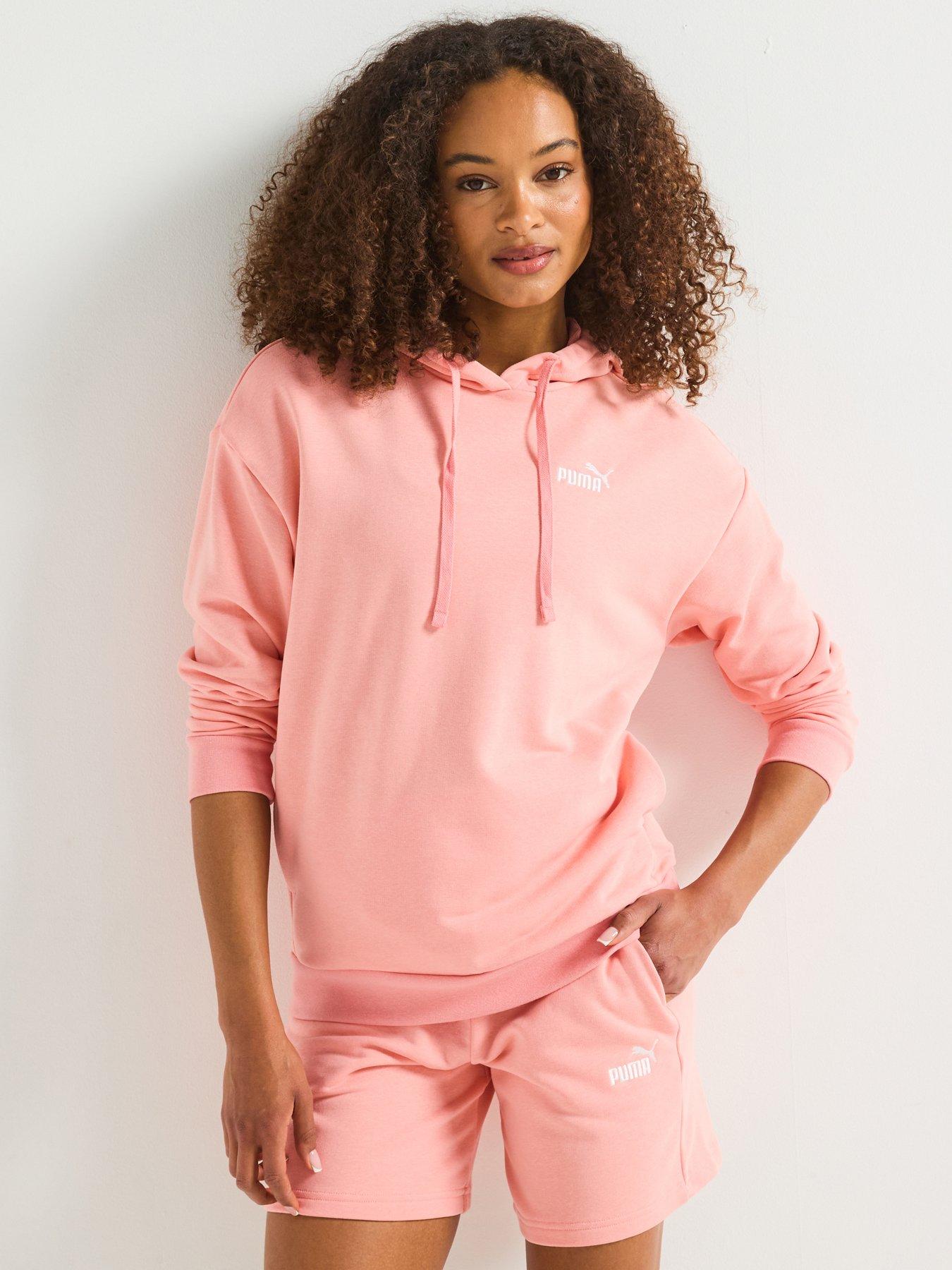 puma-womens-short-hooded-sweat-suit-pink