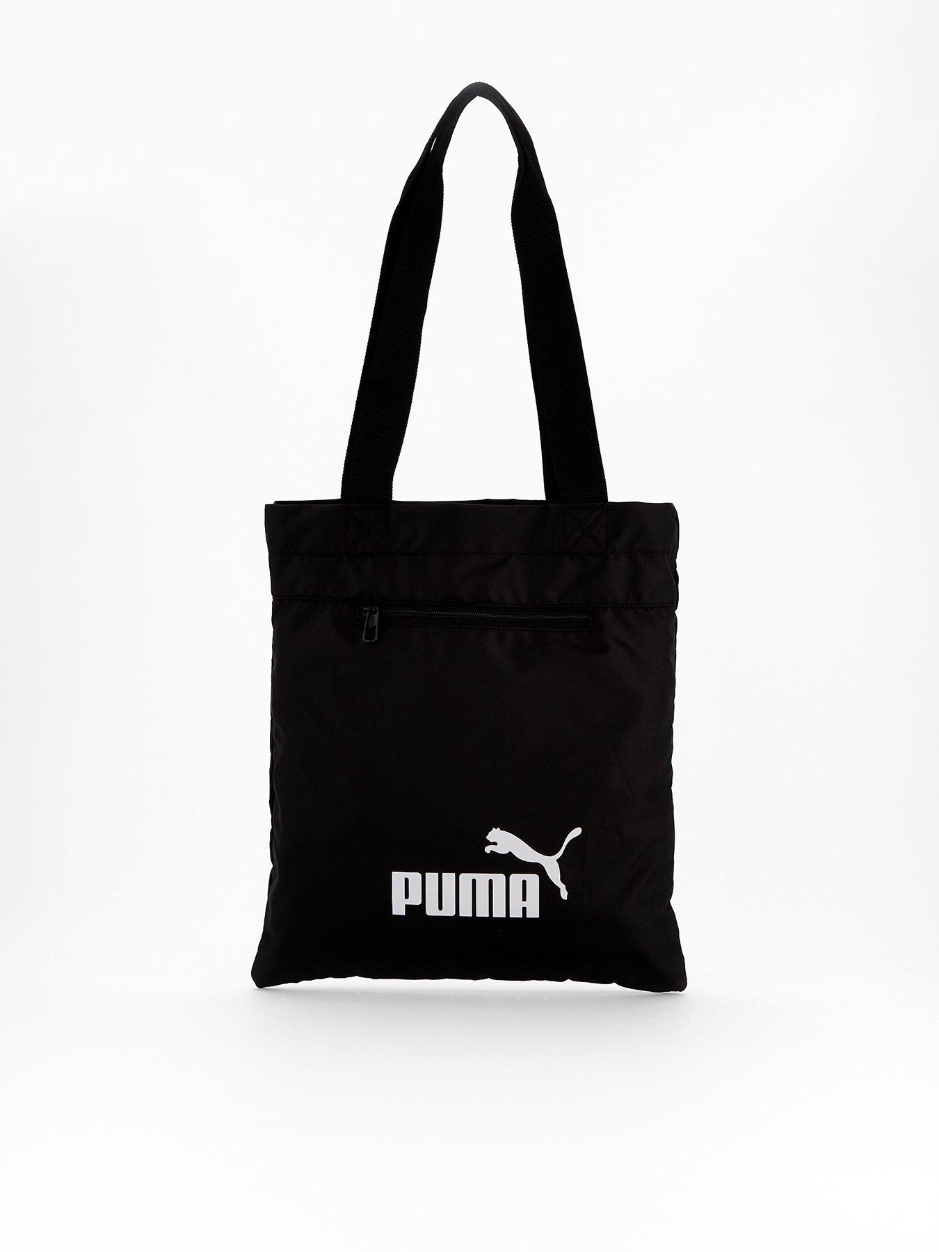  image of puma-womens-phase-packable-tote-black
