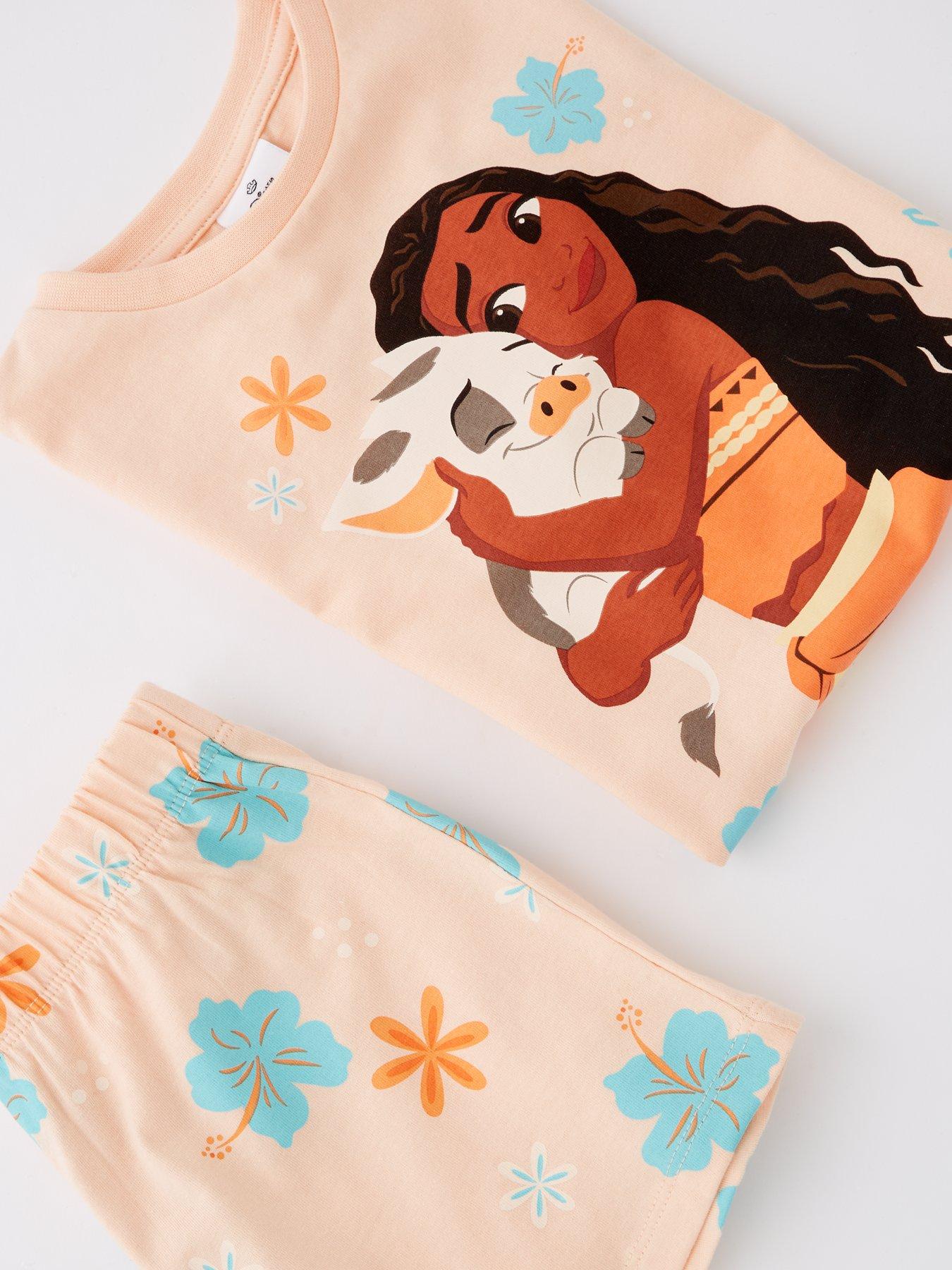  image of disney-moana-shortie-pyjama-set-multi