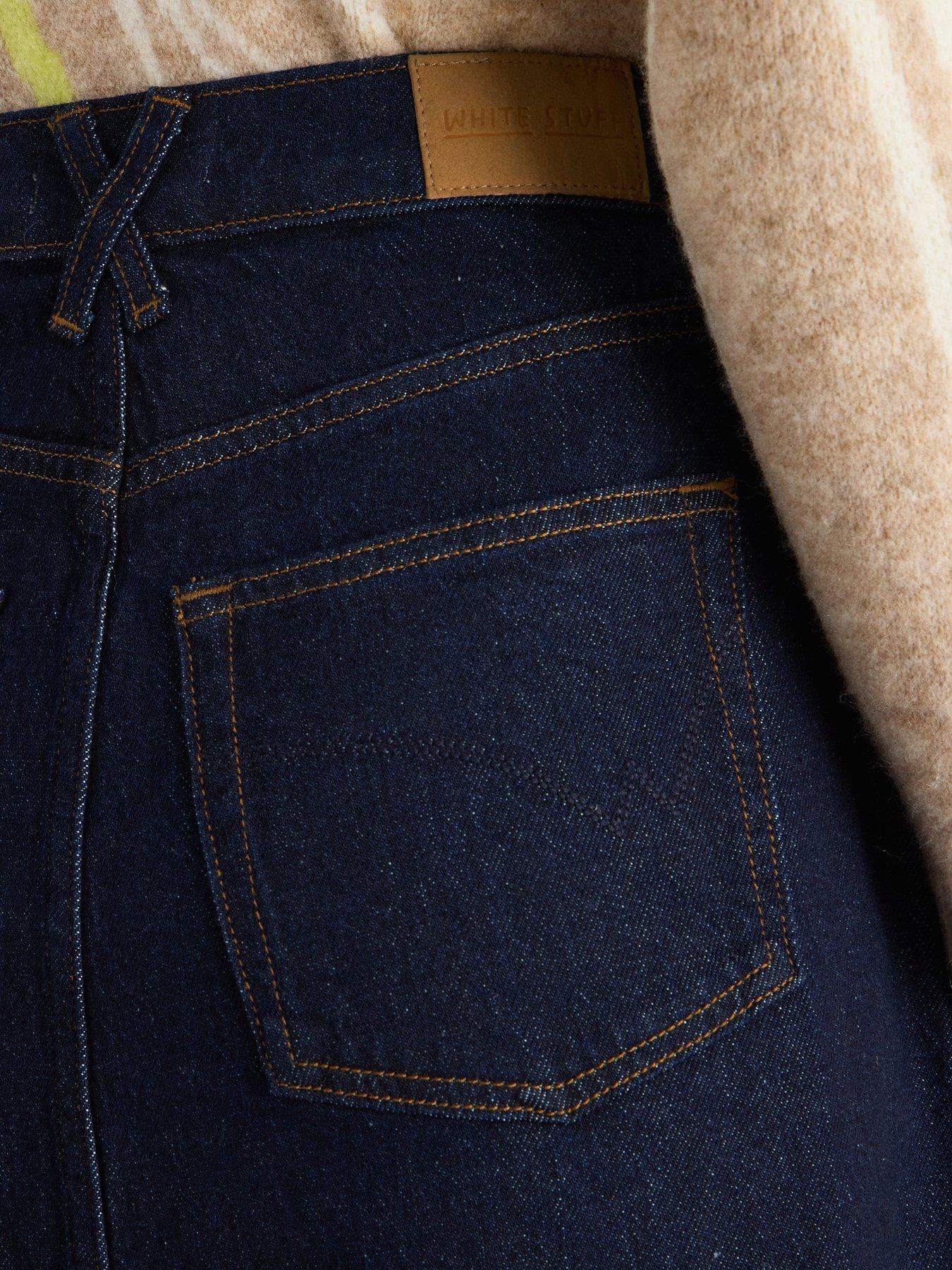  image of white-stuff-allie-denim-midi-skirt-blue
