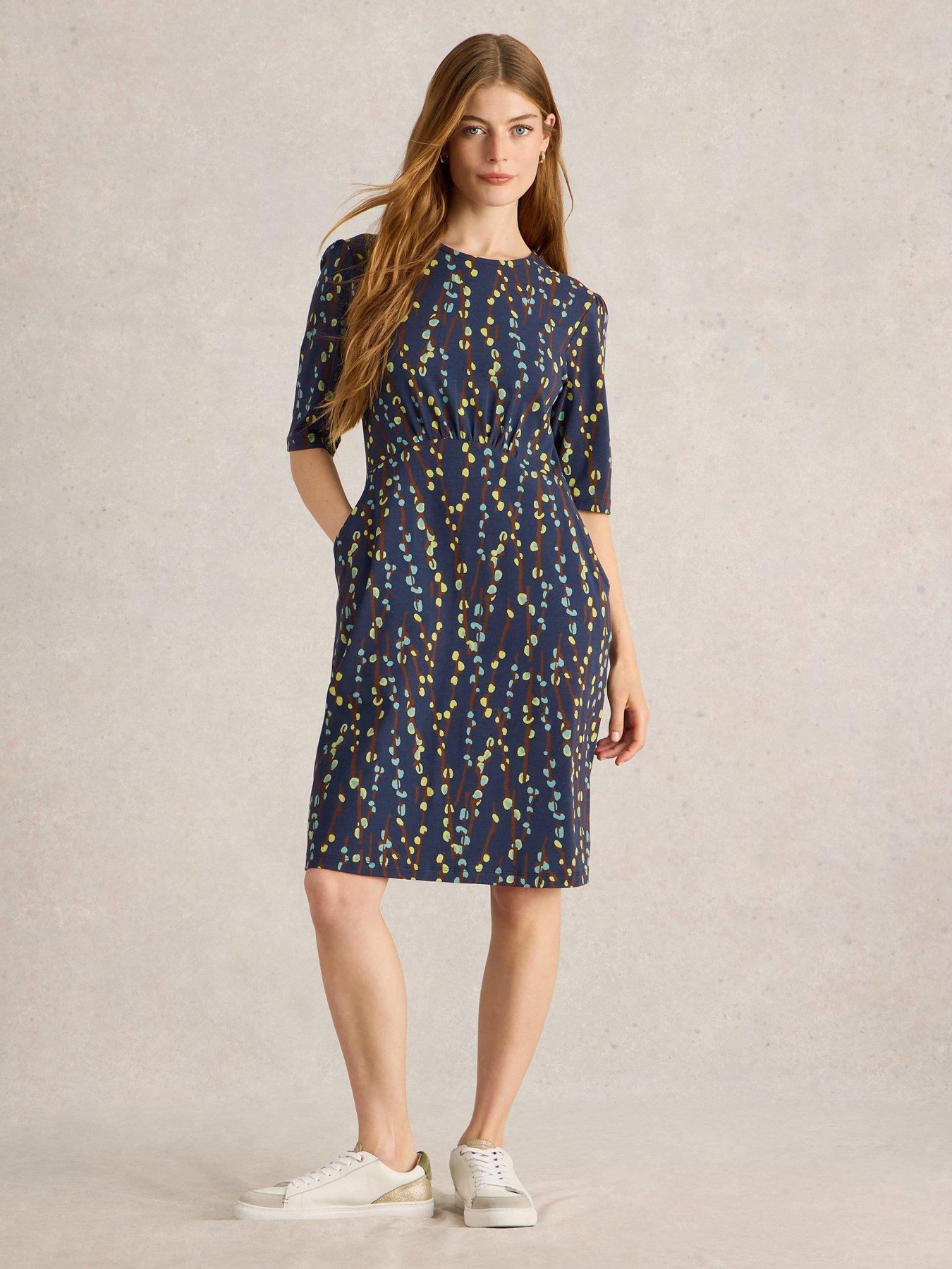  image of white-stuff-olivia-jersey-dress-navy