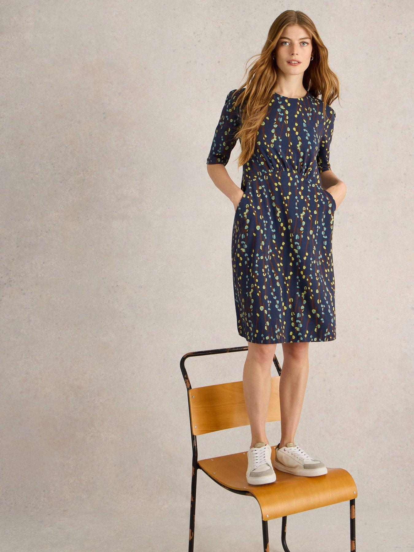  image of white-stuff-olivia-jersey-dress-navy