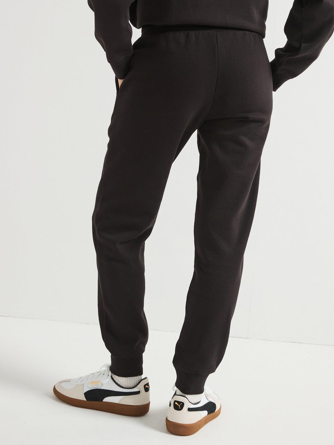  image of puma-womens-essentials-no-1-logo-sweatpants-black