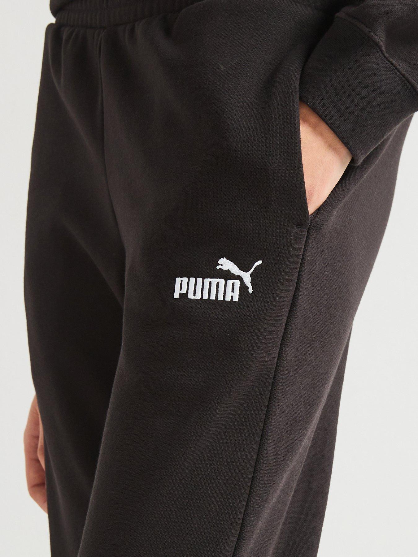  image of puma-womens-essentials-no-1-logo-sweatpants-black
