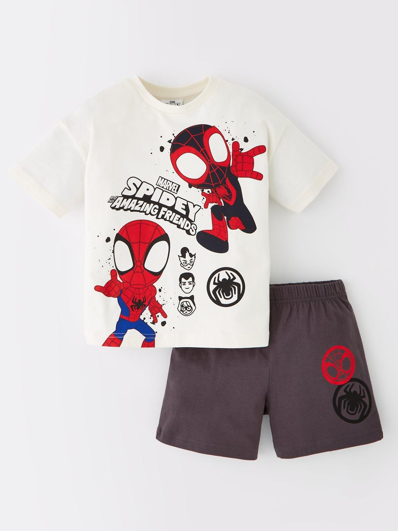 spiderman-spidey-and-friends-shorts-pyjama-multi