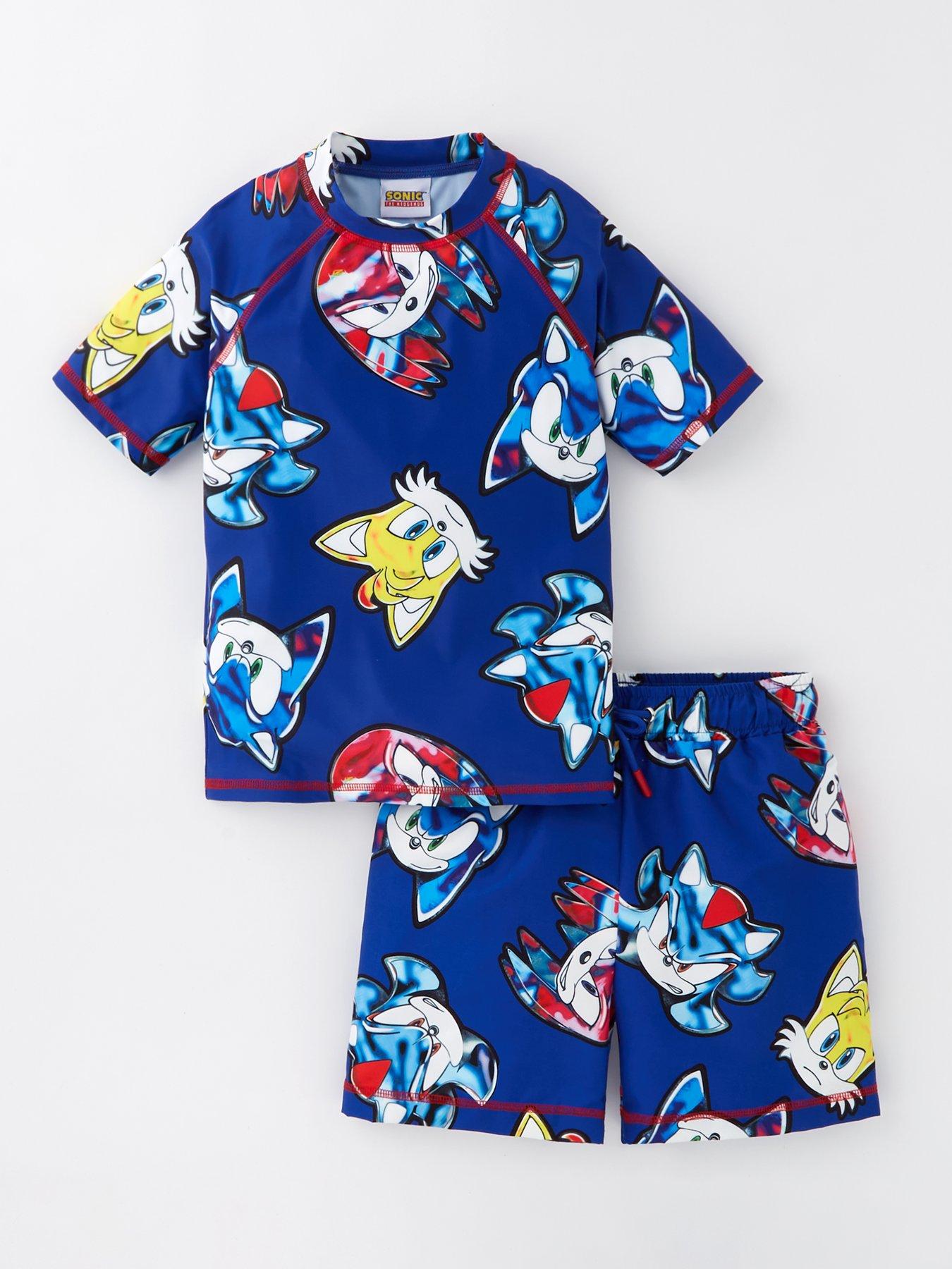 Sonic the Hedgehog 2 Piece Swim Set - Multi