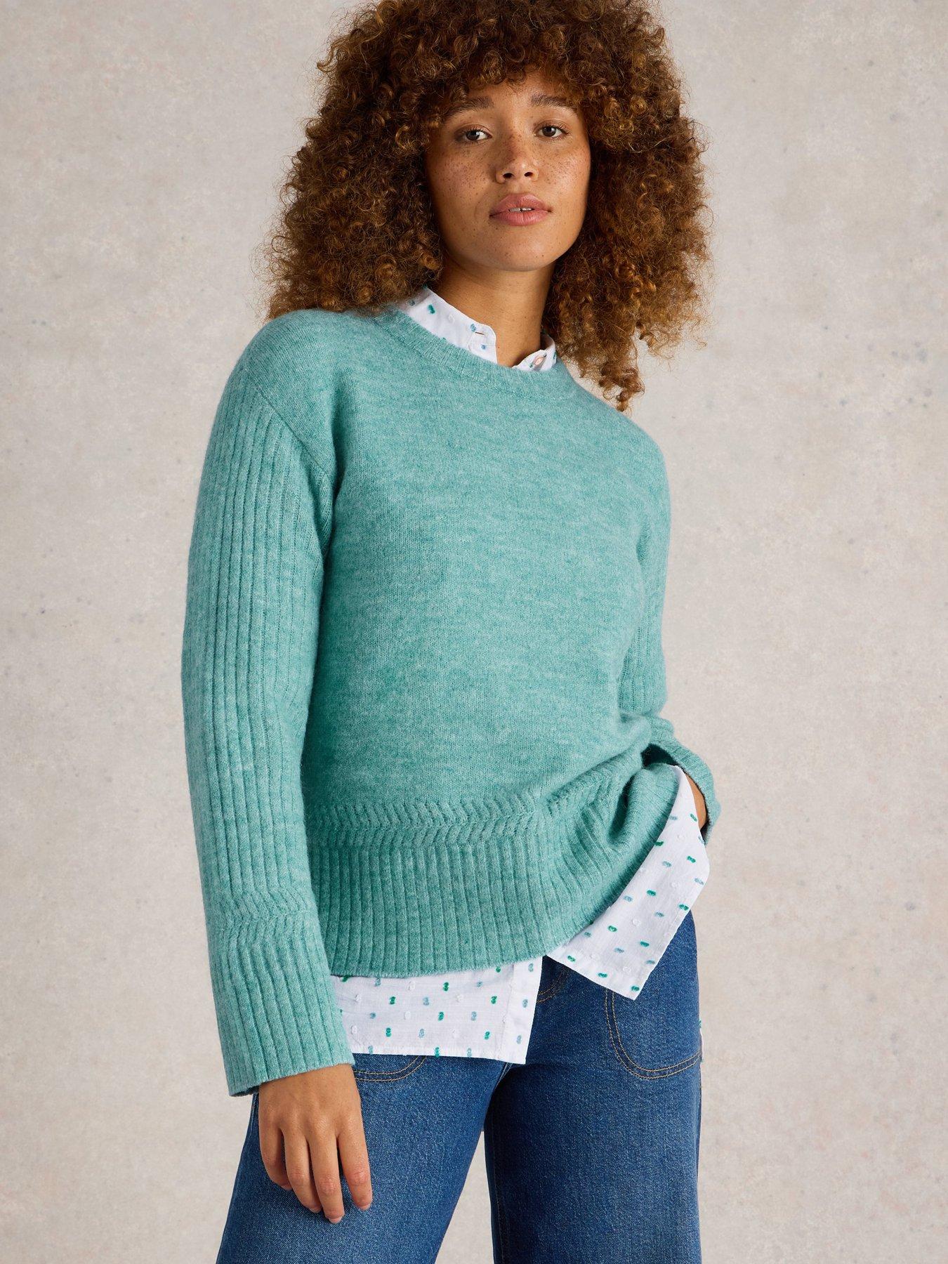  image of white-stuff-sophia-souffle-jumper-blue