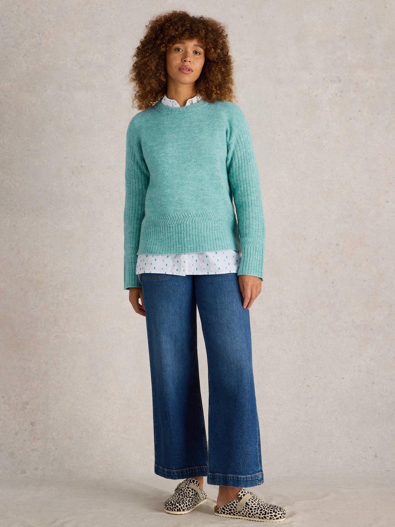  image of white-stuff-sophia-souffle-jumper-blue