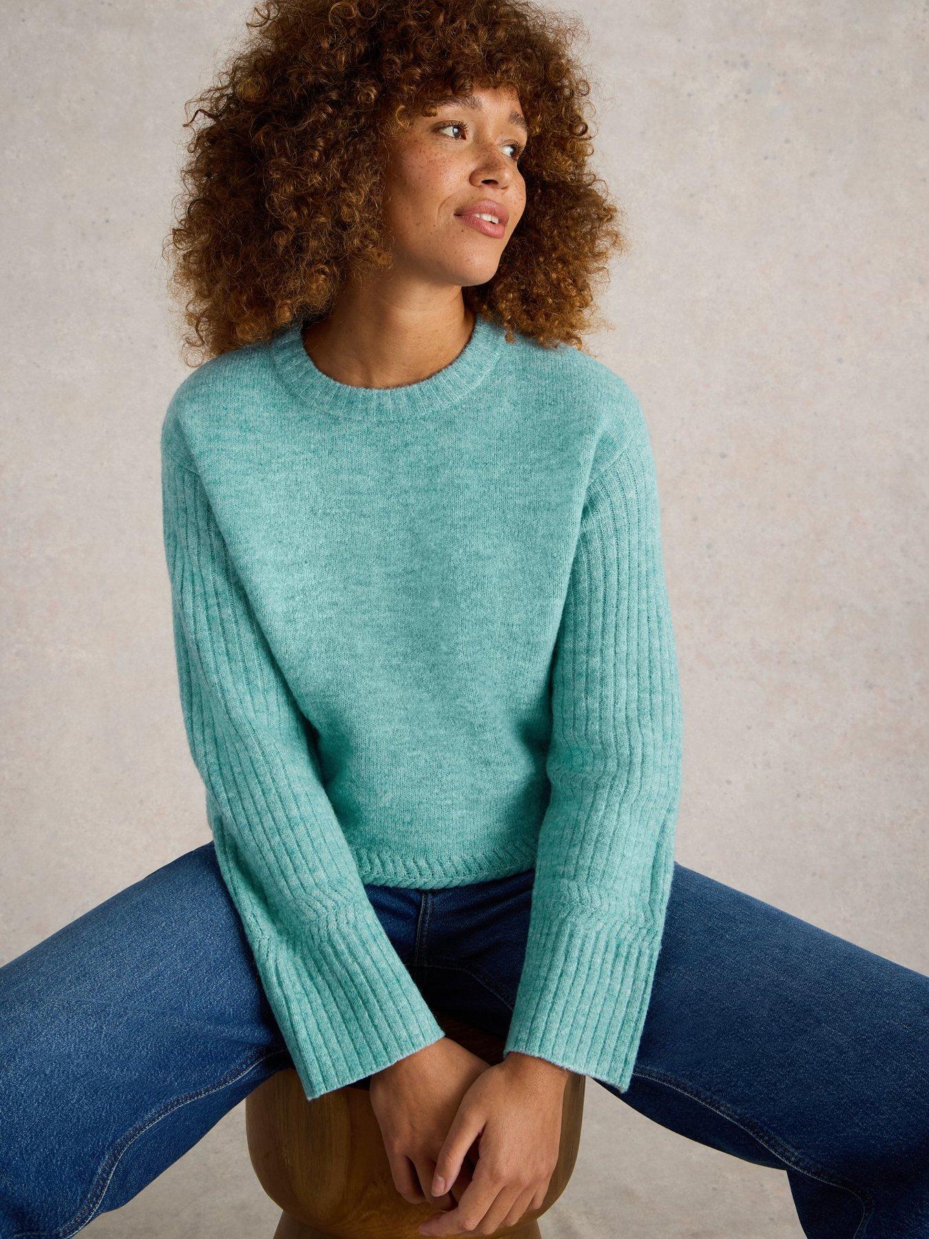  image of white-stuff-sophia-souffle-jumper-blue