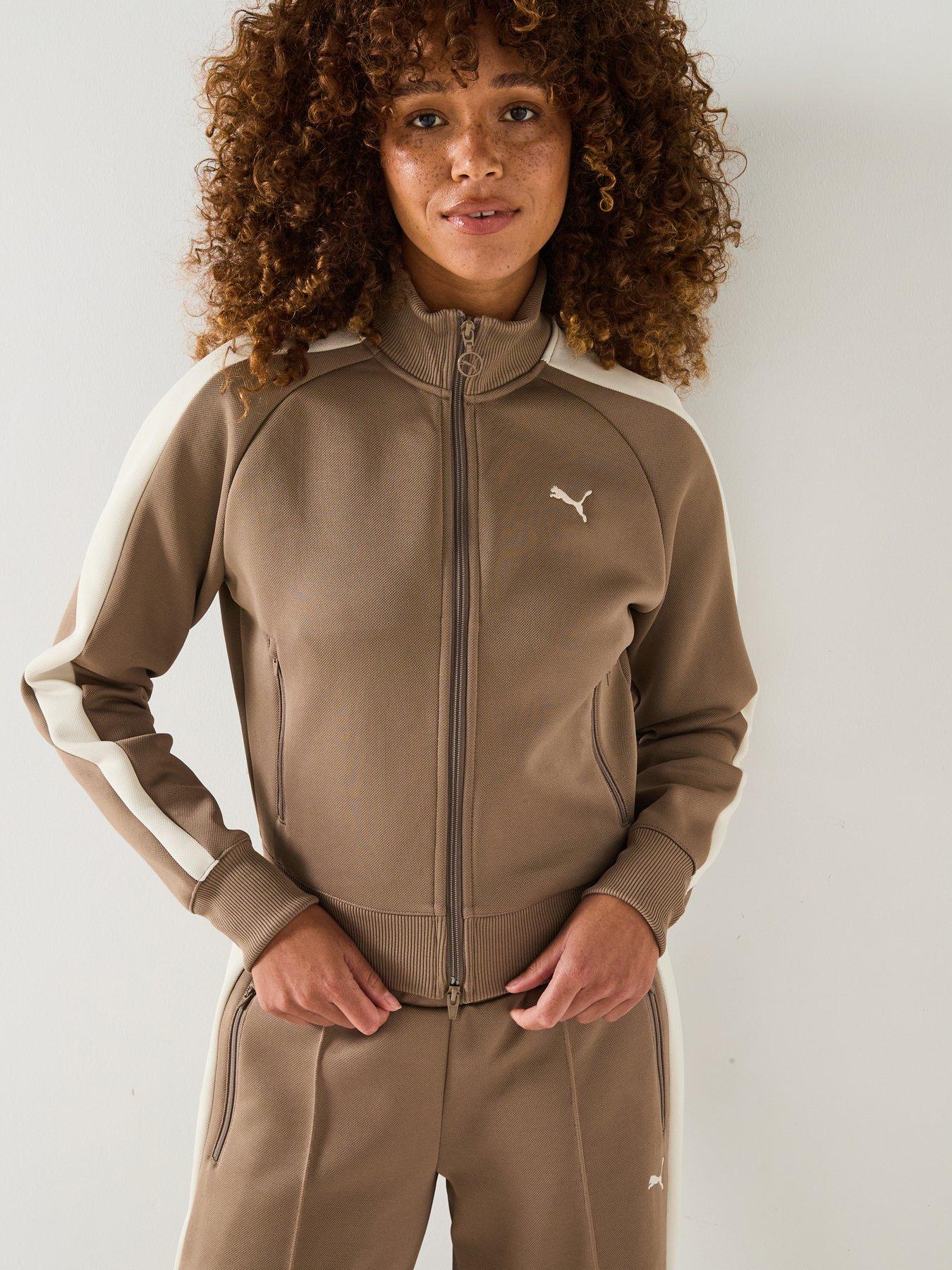 Puma Womens T7 Always On Track Jacket - Totally Taupe