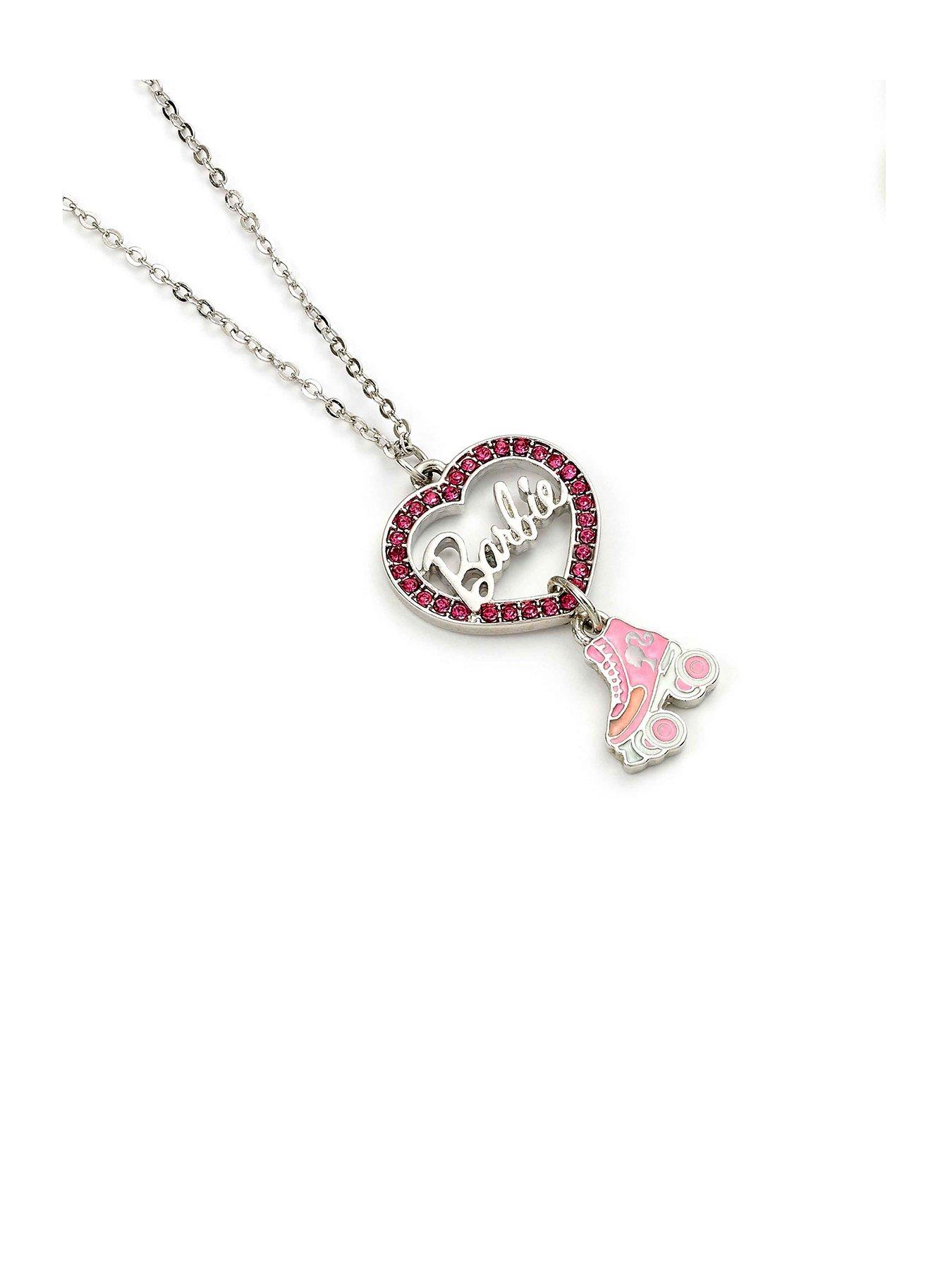 barbie-crystal-heart-and-roller-skate-necklace