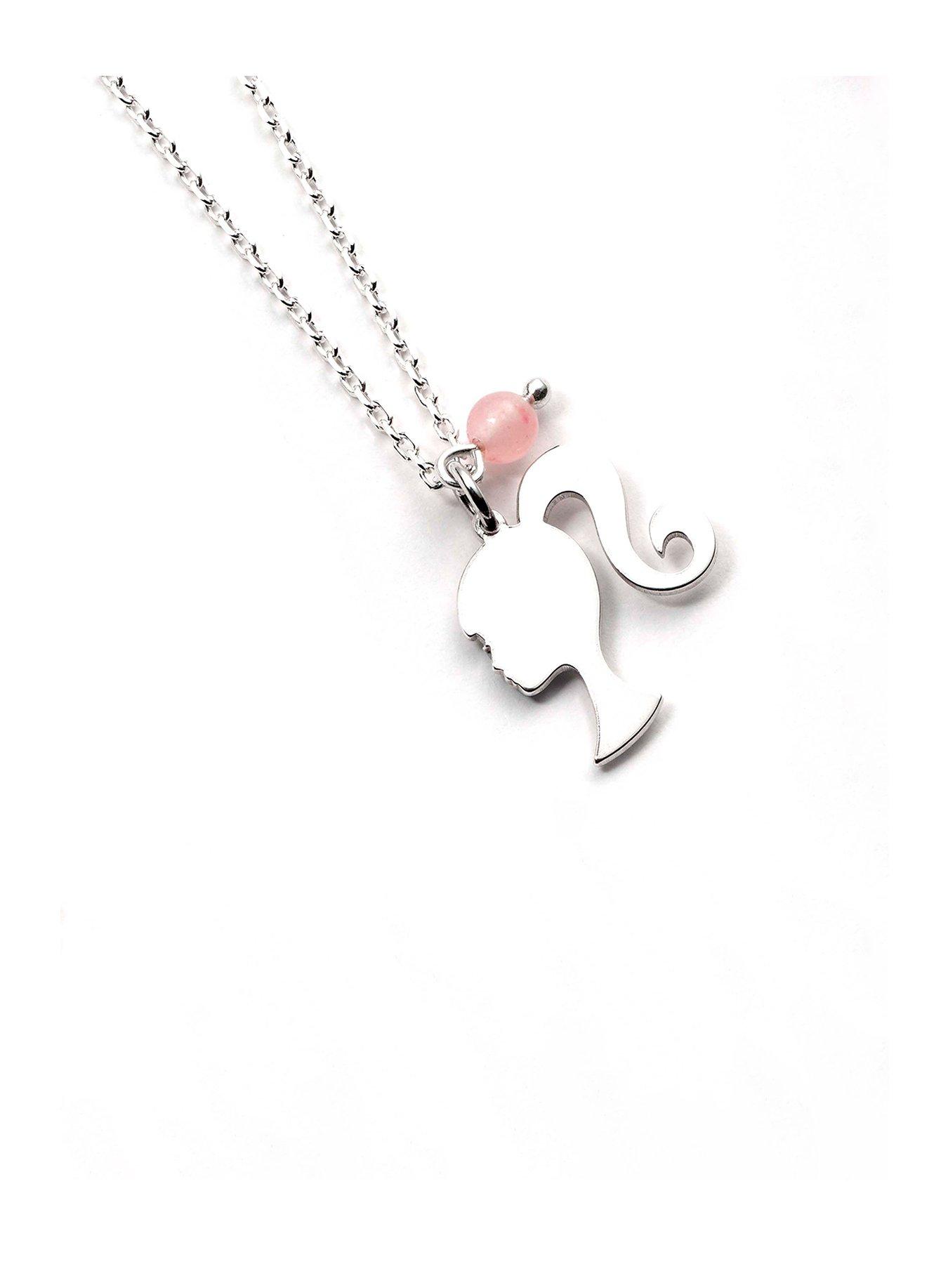 barbie-sterling-silver-silhouette-amp-quartz-bead-charm-necklace