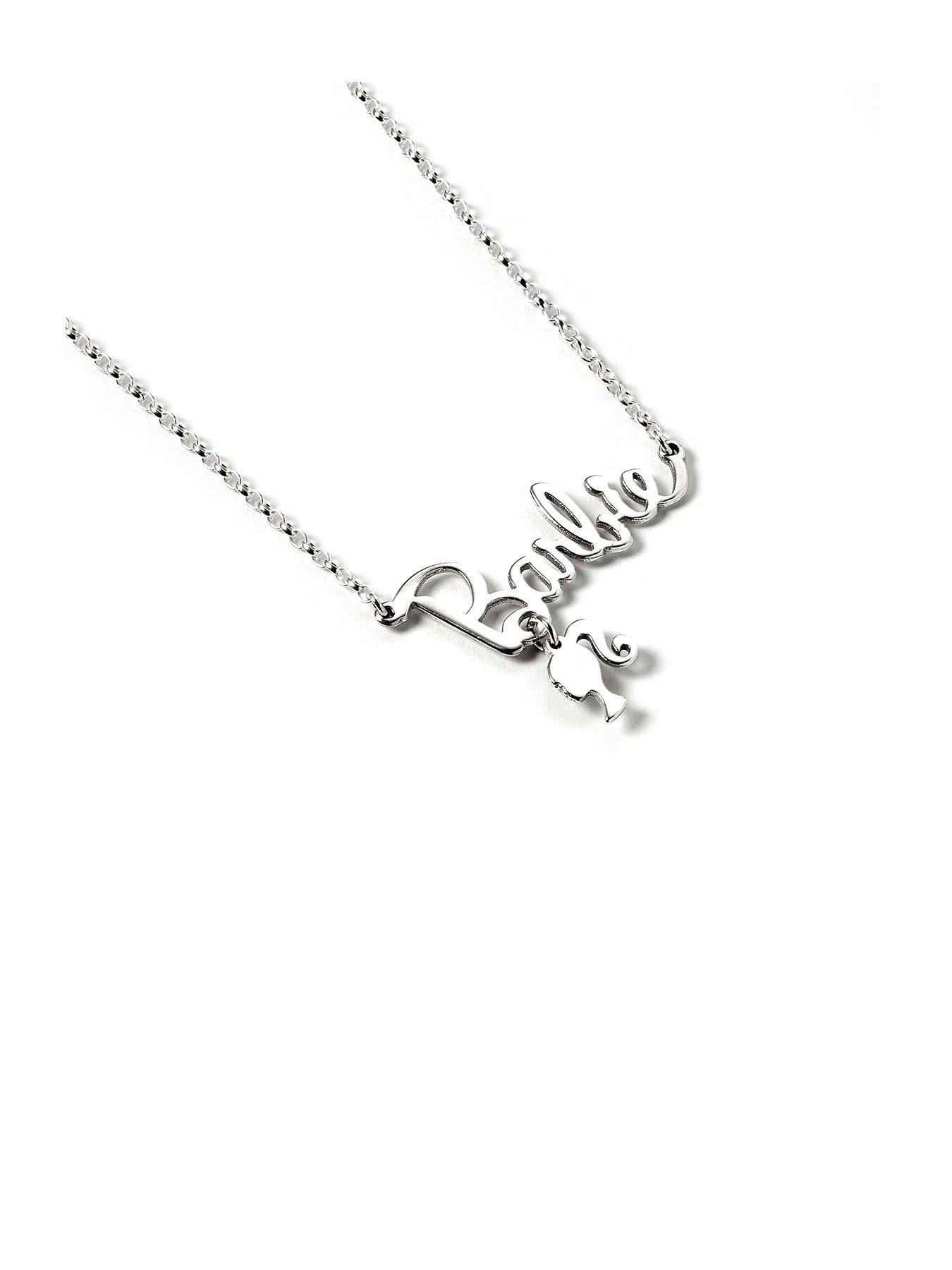 barbie-sterling-silver-necklace-with-name-logo-amp-silhouette-charm