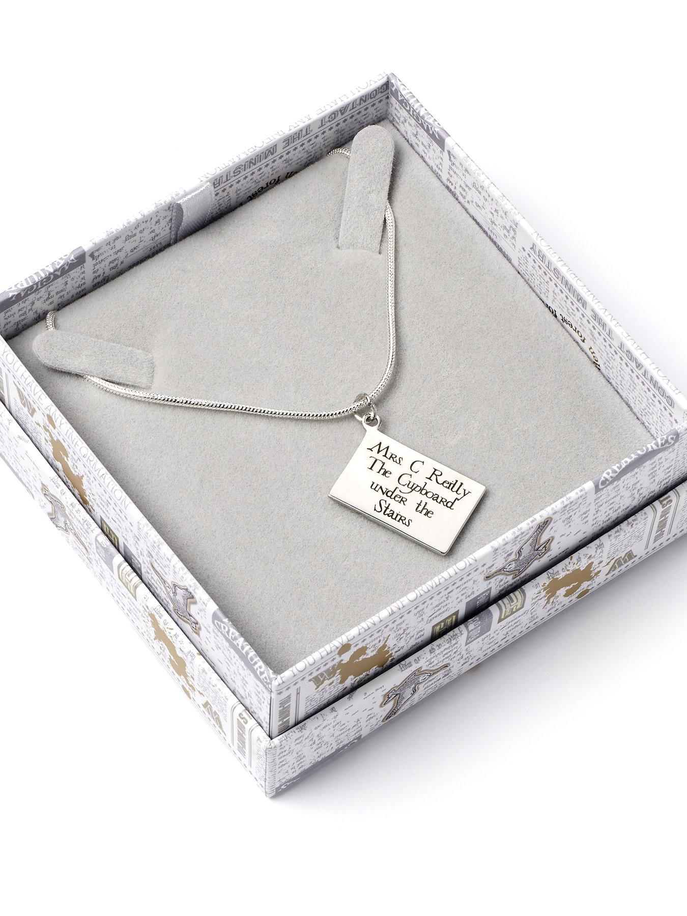 image of harry-potter-stainless-steel-personalised-letter-necklace