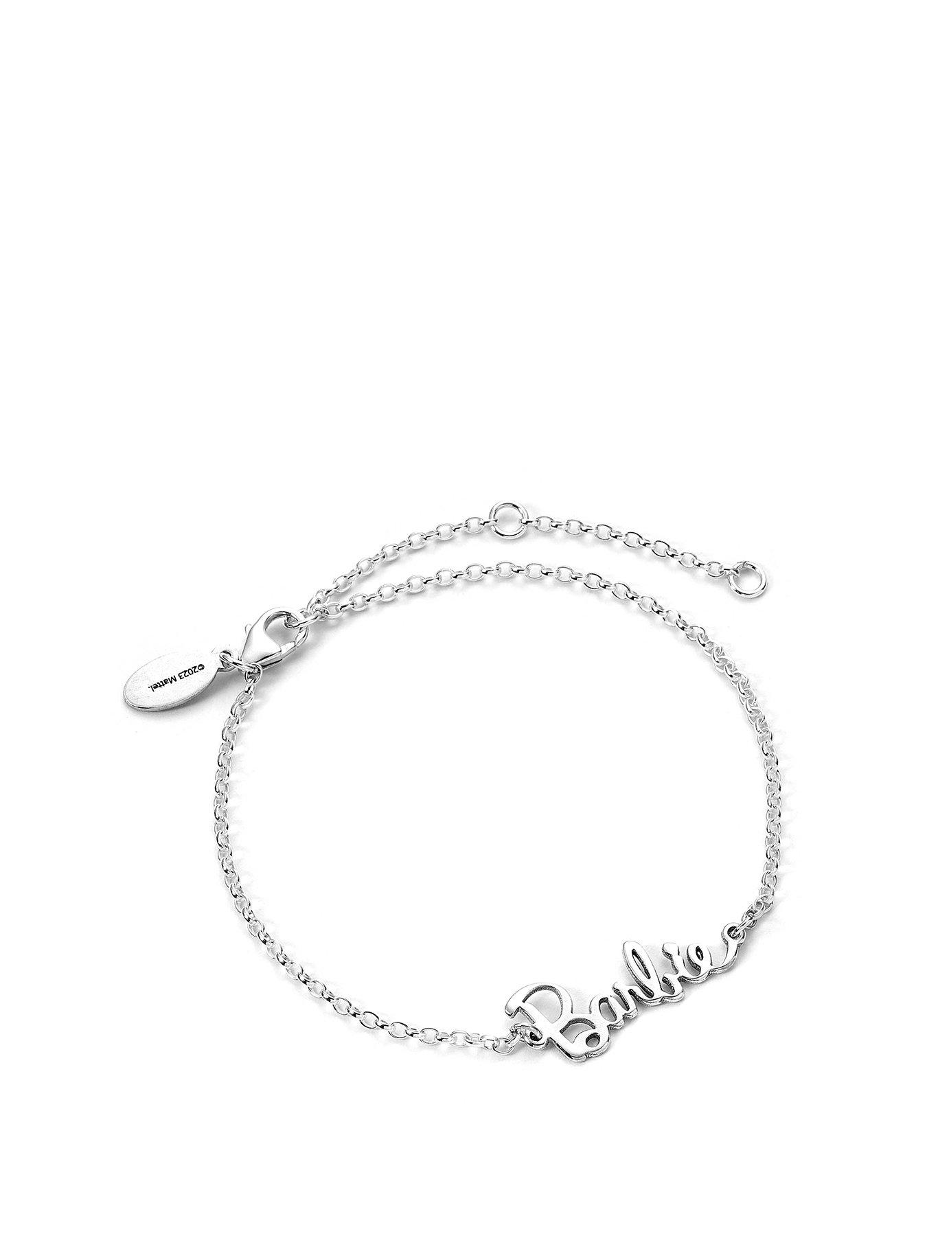 undefined Sterling Silver Name Logo Bracelet