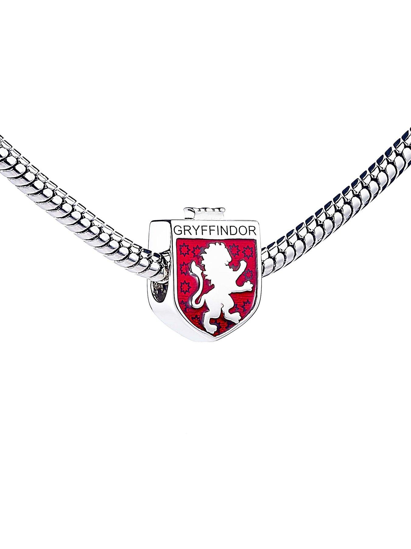  image of harry-potter-sterling-silver-gryffindor-spacer-bead-silver
