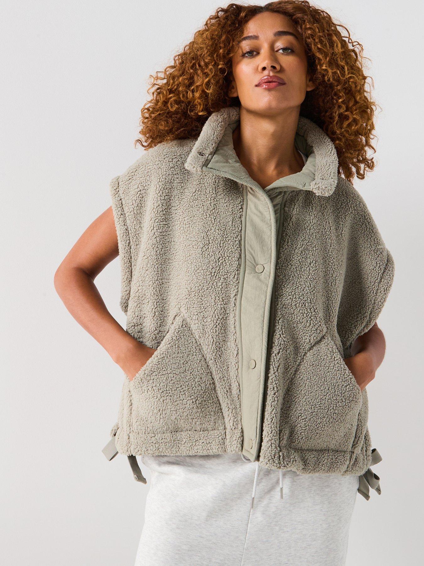 FP Movement Womens Training Scout It Out Fleece Gilet - Green