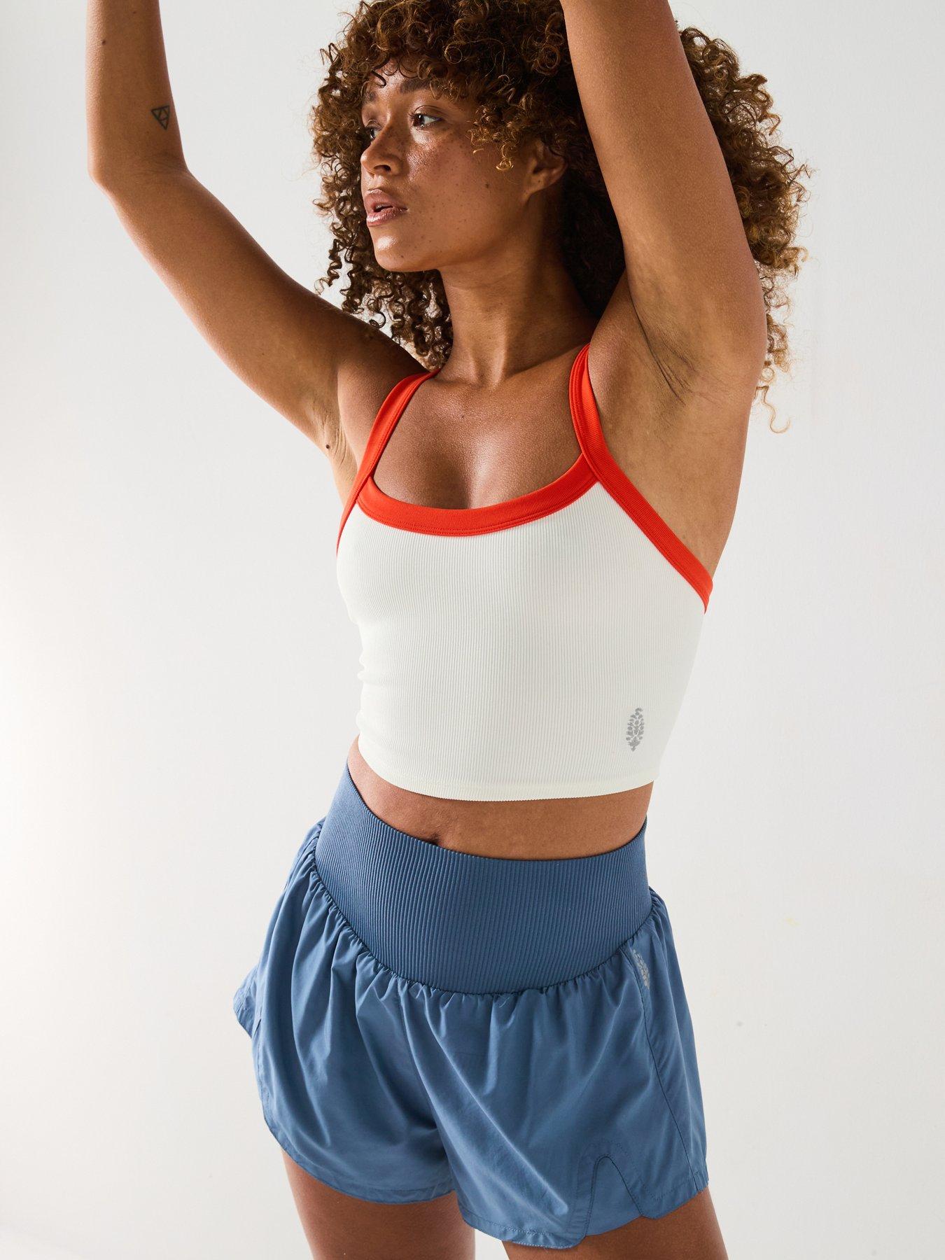 FP Movement Womens Training All Clear Cami Crop - White