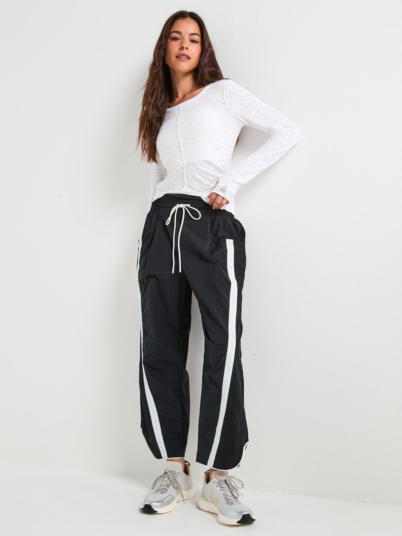 Image 3 of 4 of FP Movement Womens Running Right On Run Long Sleeve Jacquard Top - White