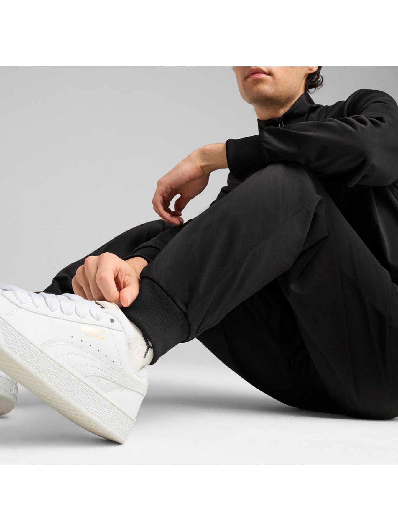  image of puma-mens-essential-polysuit-tracksuit-black