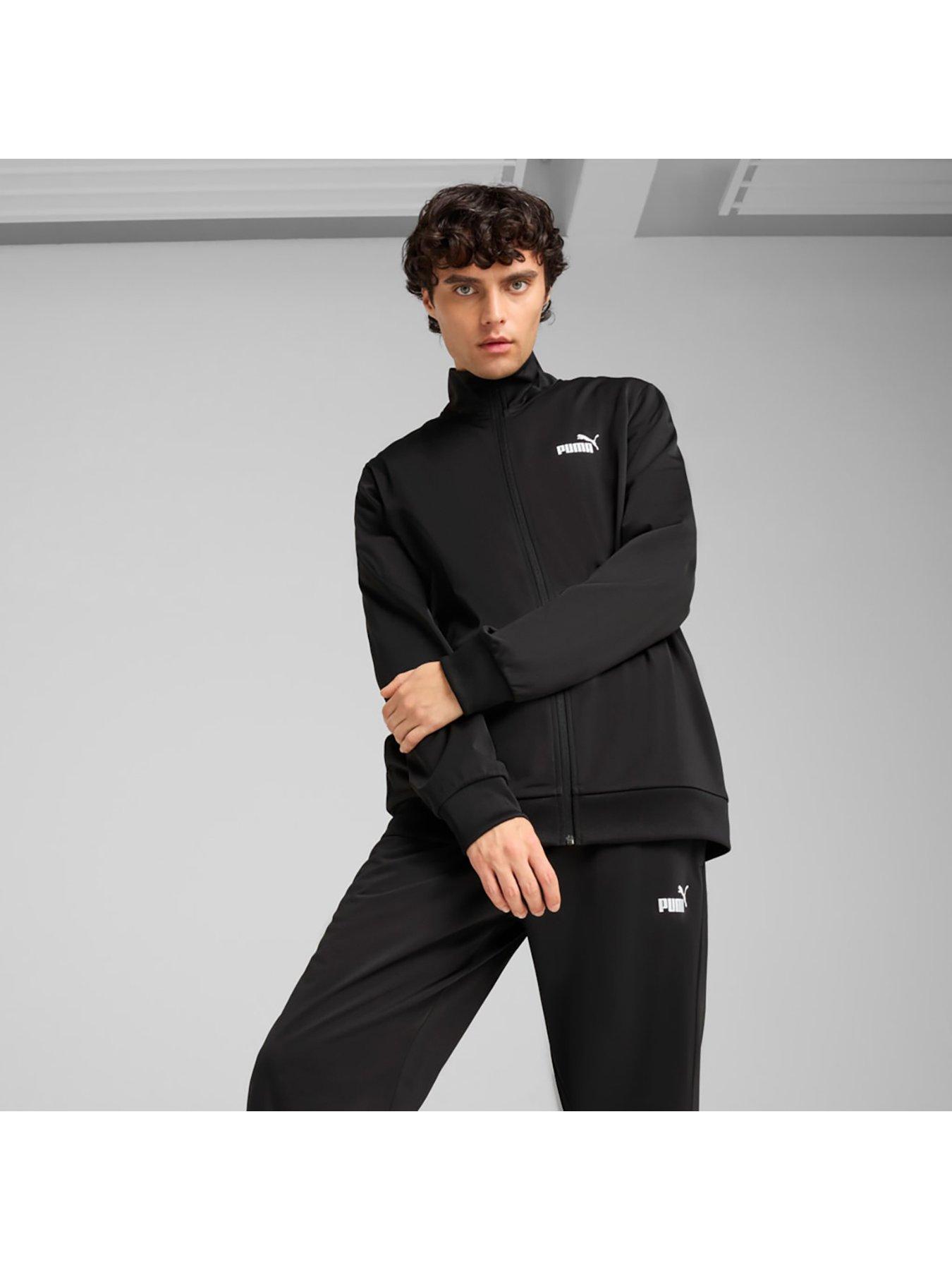  image of puma-mens-essential-polysuit-tracksuit-black