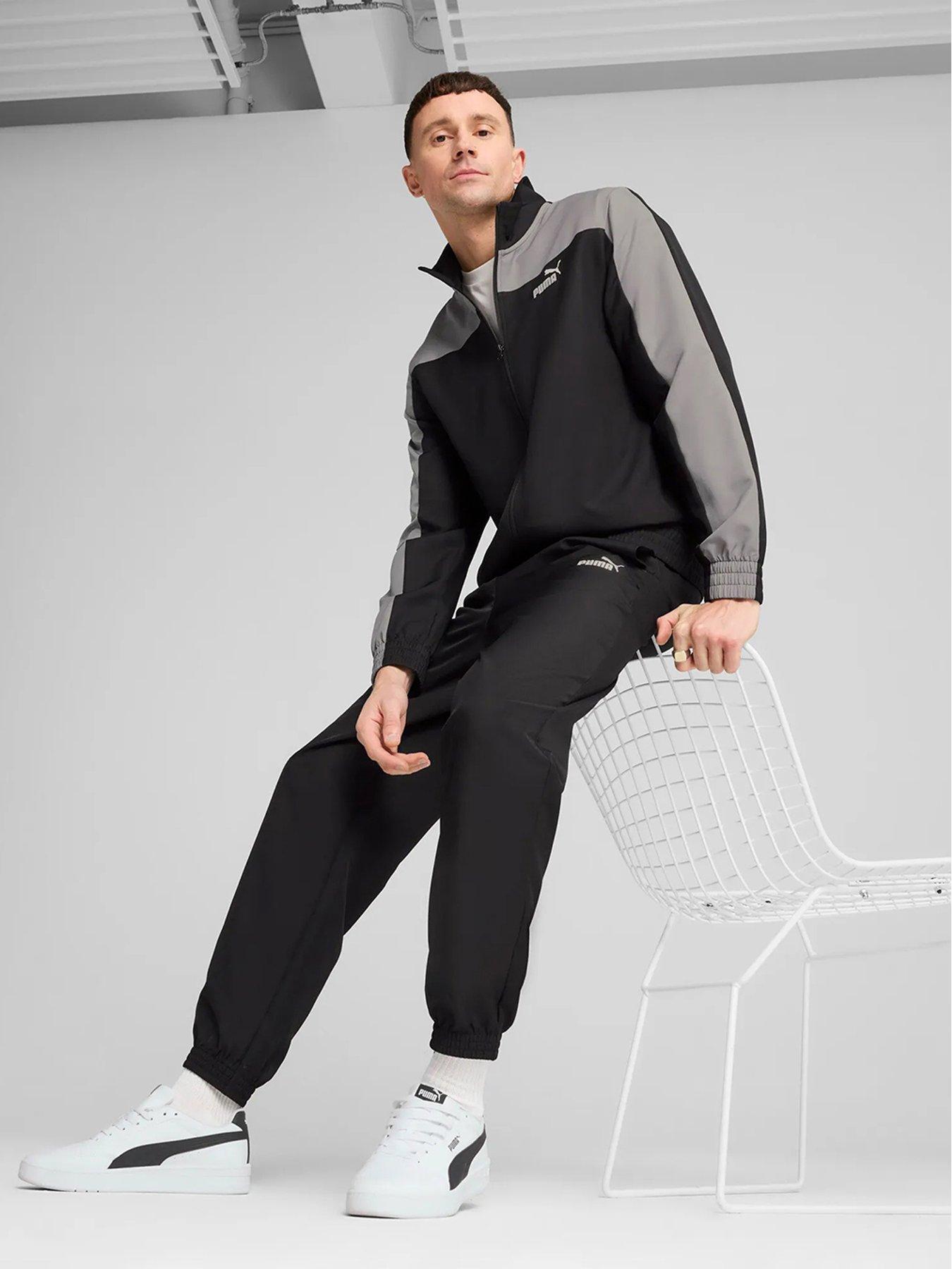 puma-mens-woven-colorblock-tracksuit-black