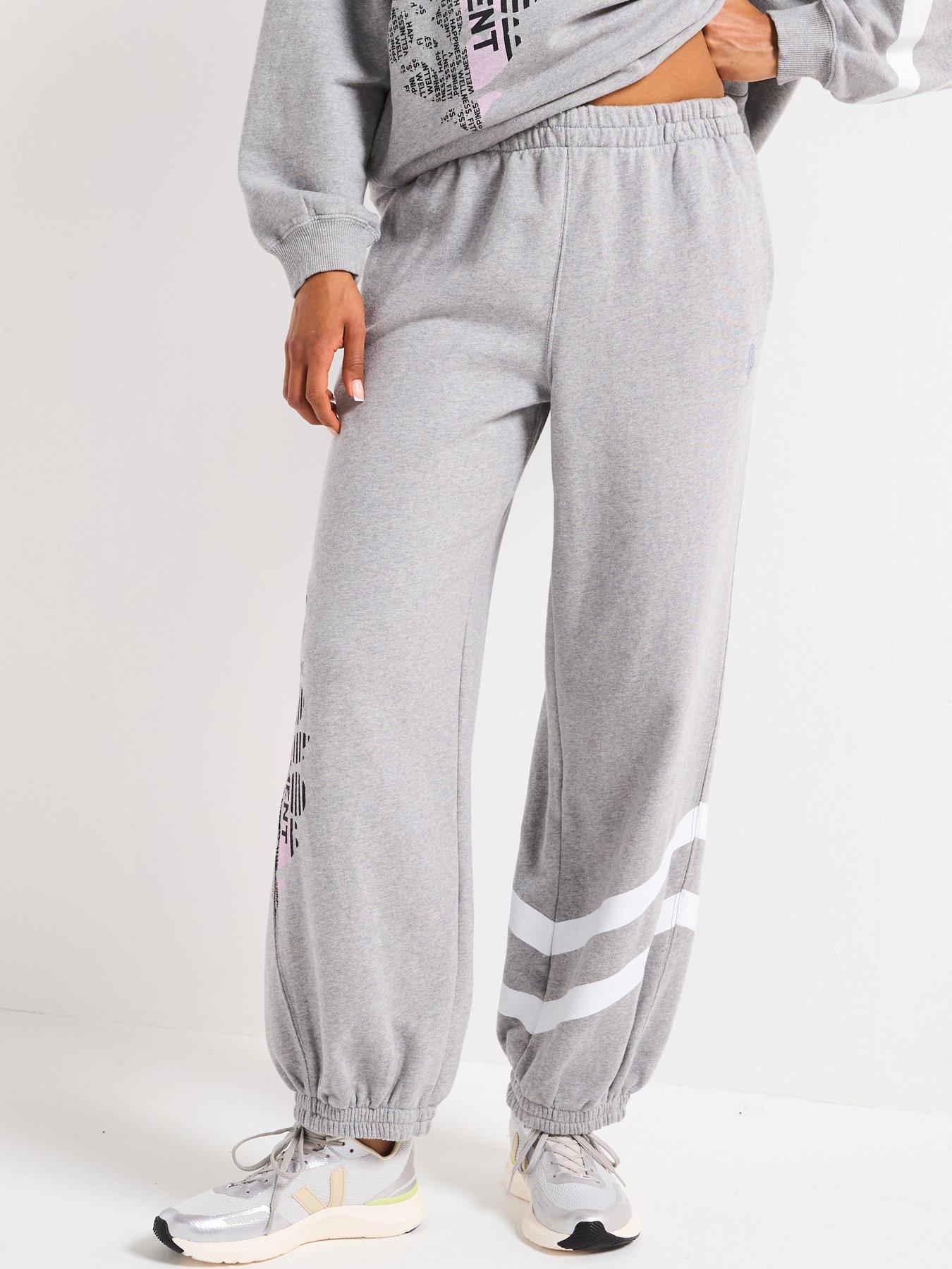 undefined Womens Training All Star Logo Joggers - Grey