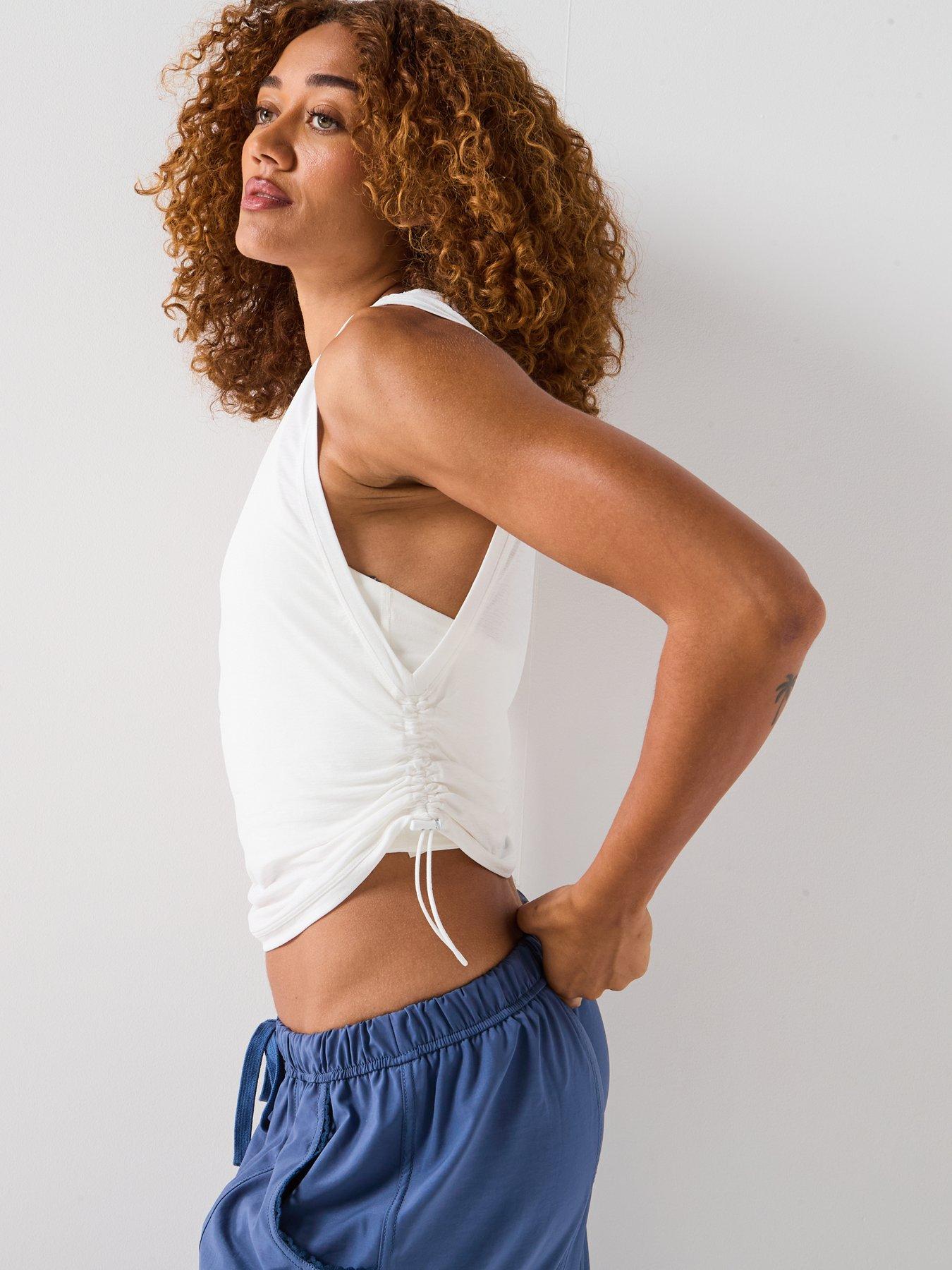 Image 5 of 6 of FP Movement Womens Training Sport Mode Muscle Tank - White