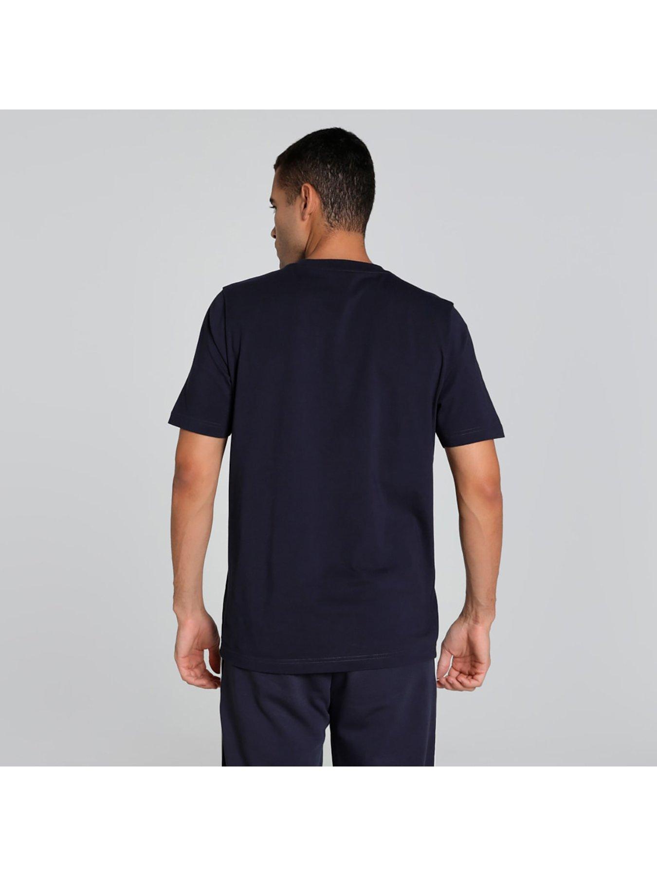  image of puma-mens-essential-small-no-1-logo-tee-navy