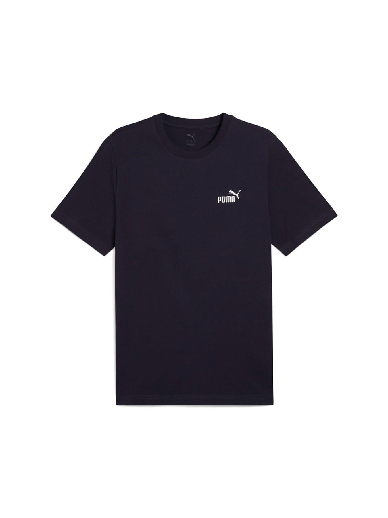  image of puma-mens-essential-small-no-1-logo-tee-navy