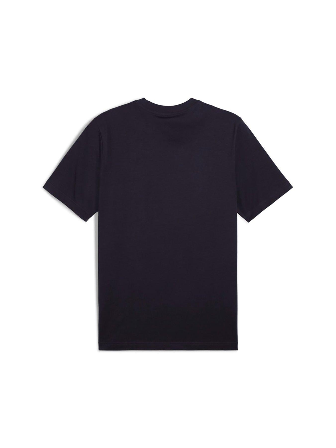  image of puma-mens-essential-small-no-1-logo-tee-navy