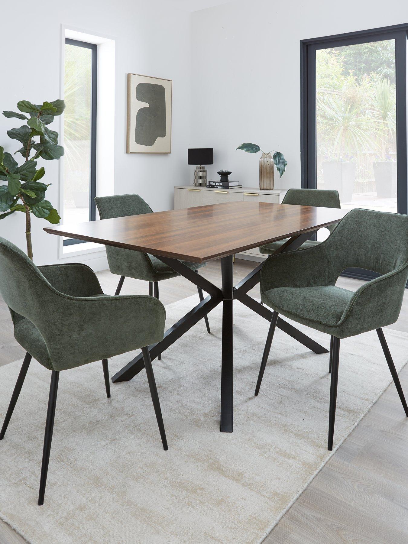 front image of very-home-chopstick-160-cm-rectangle-wood-top-table-nbsp4-sheldonnbspdining-chairs-browngreen