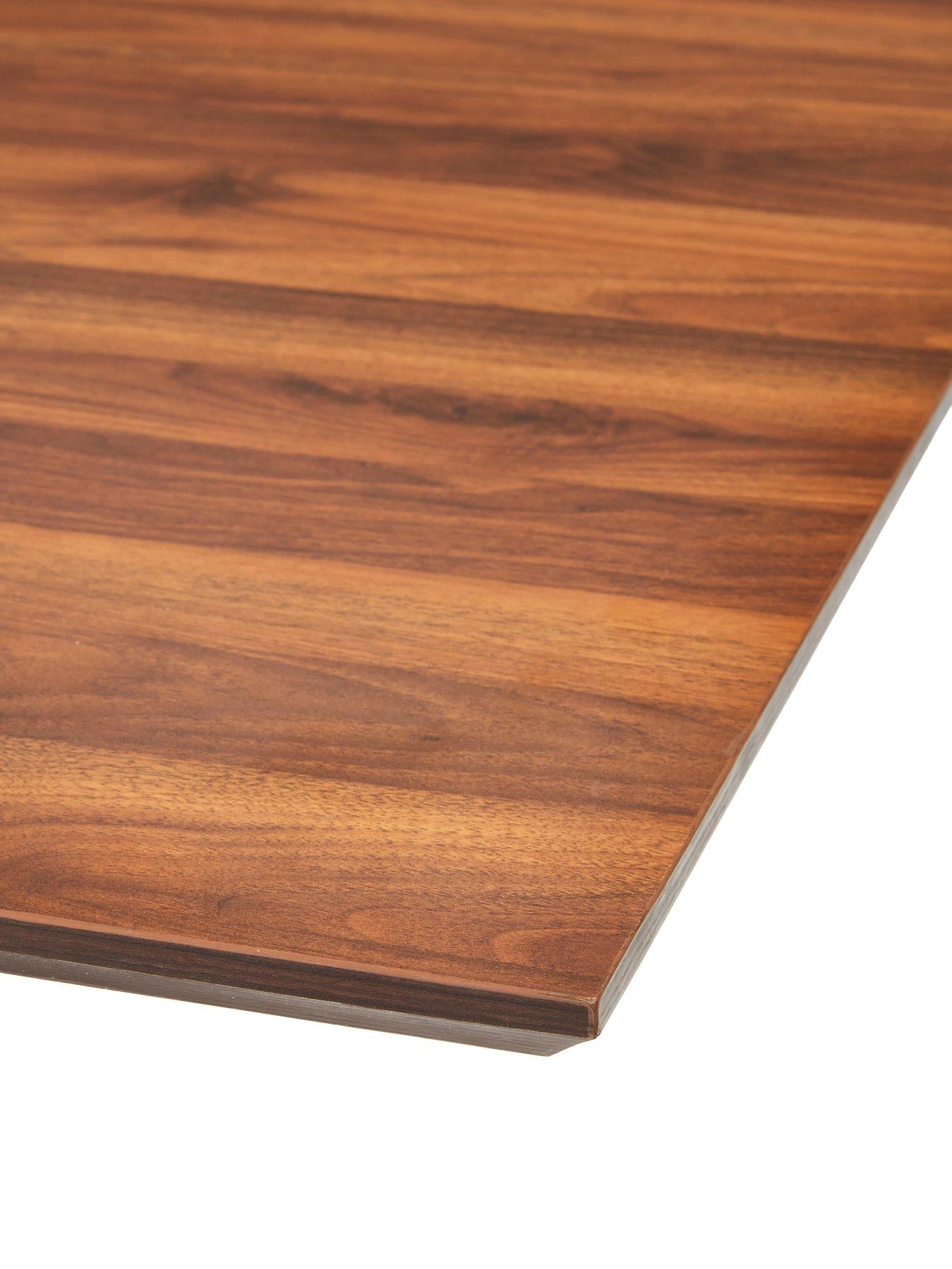  image of very-home-chopstick-160-cm-rectangle-wood-top-table-nbsp4-sheldonnbspdining-chairs-browngreen