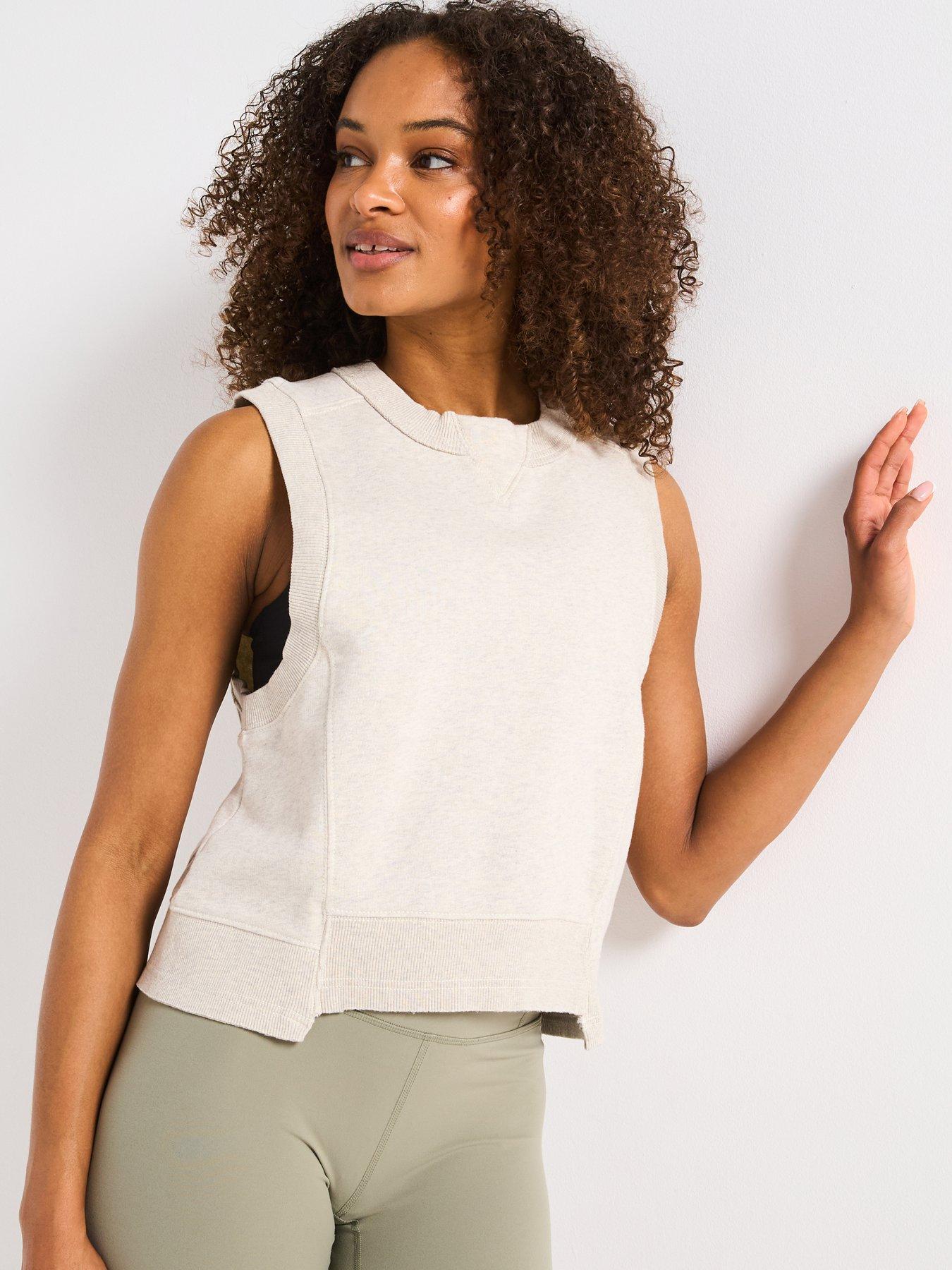 undefined Womens Training Intercept Tank - Grey