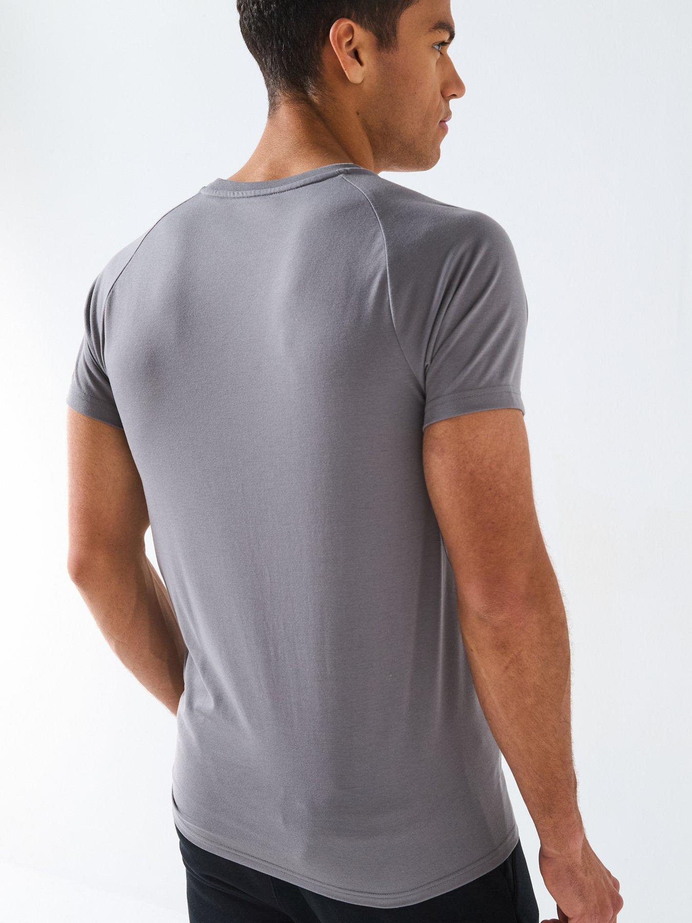 image of puma-mens-evostripe-tee-cast-iron