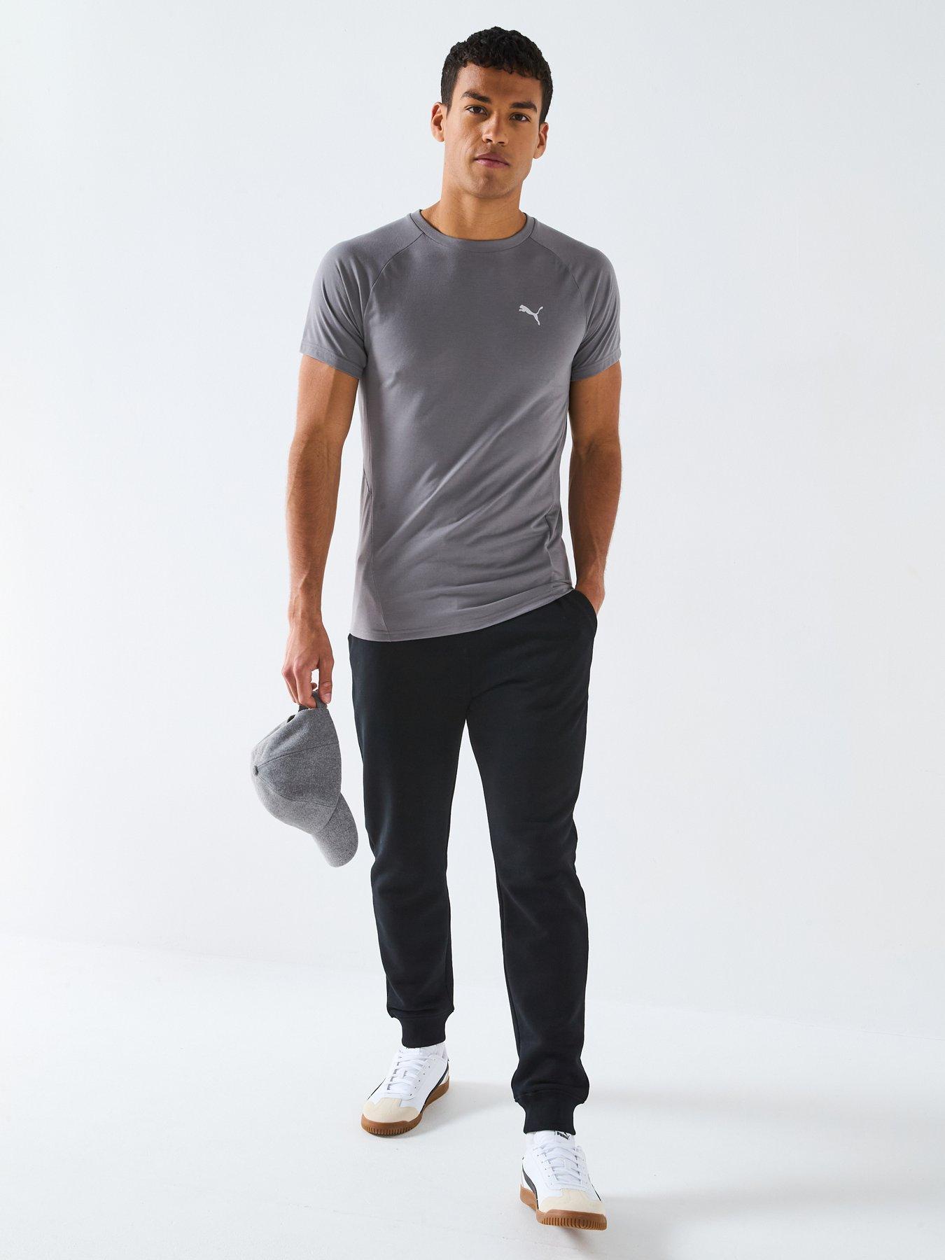  image of puma-mens-evostripe-tee-cast-iron
