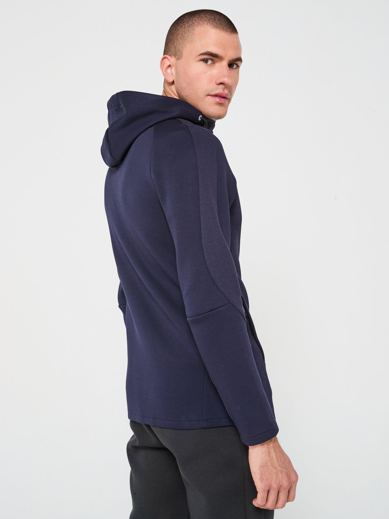  image of puma-mens-evostripe-full-zip-hoodie-navy