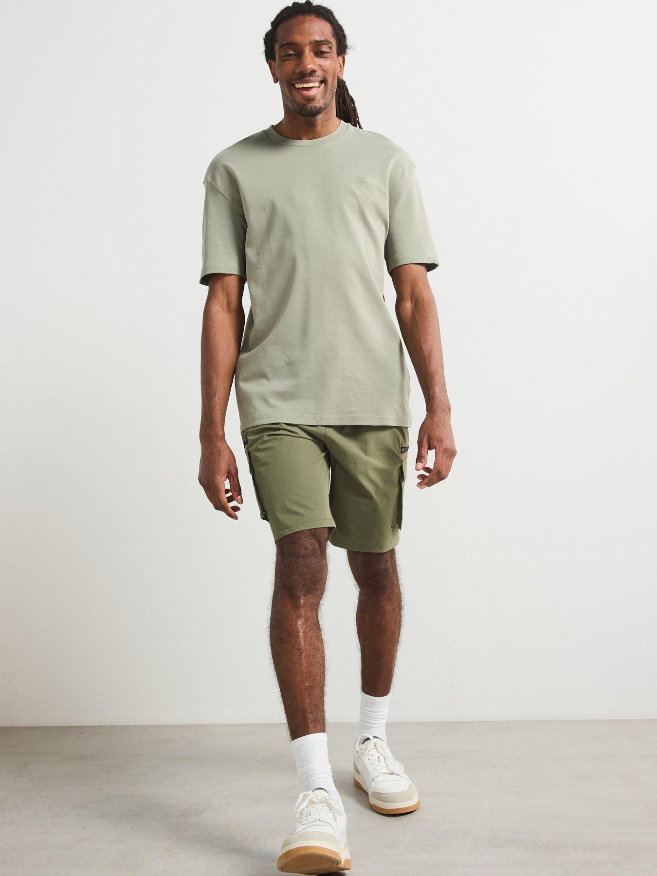 Image 6 of 6 of Very Man Relaxed Fit Interlock T-Shirt - Sage Green