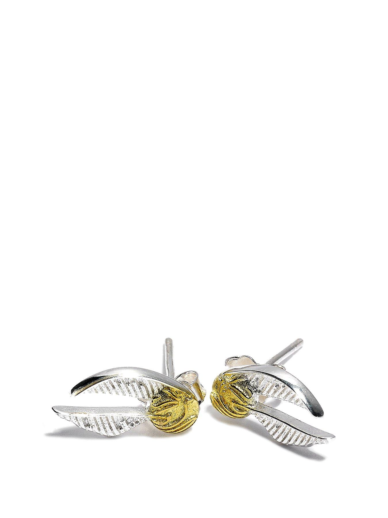 Harry Potter Golden Snitch Stud Earrings | littlewoods.com