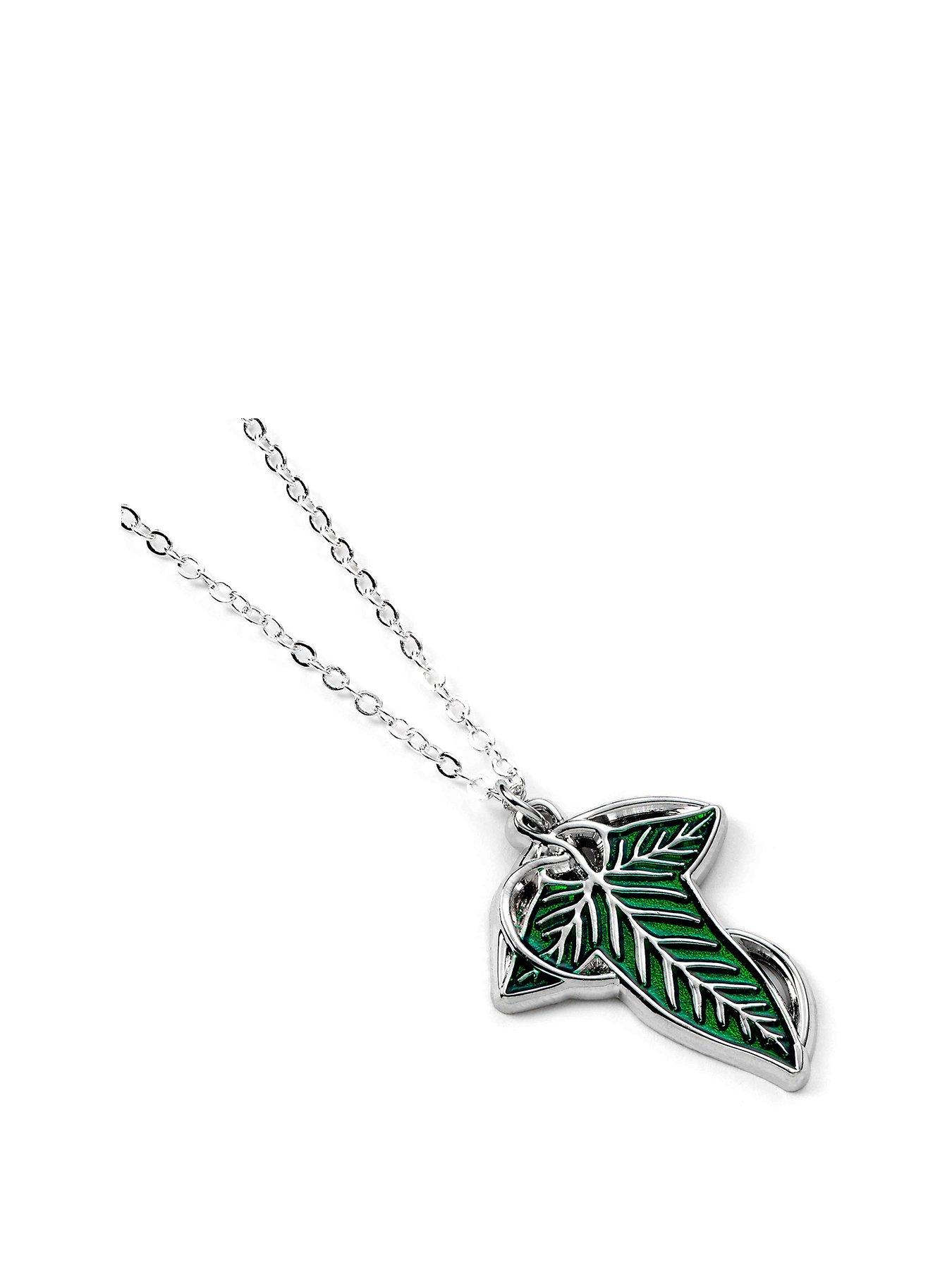 undefined The Lord of The Rings The Leaf of Lorien Necklace