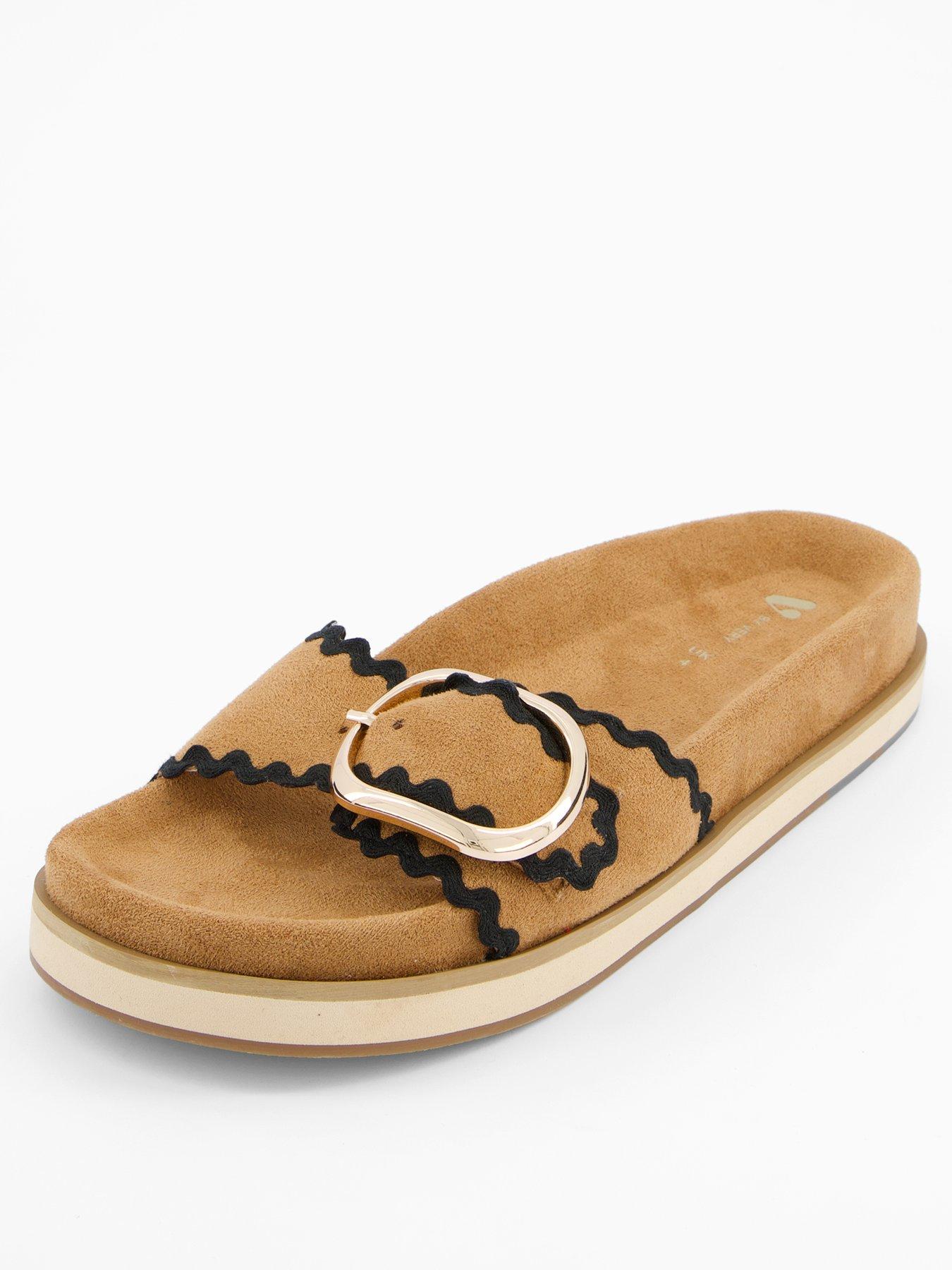 Image 1 of 6 of V by Very Flat Slider With Buckle
