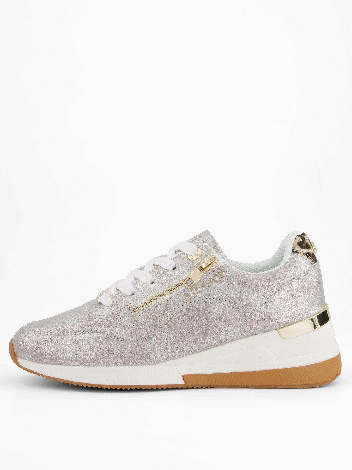 Elle Sport Ladies Everyday Trainers Elle Women's Logo Print Lace