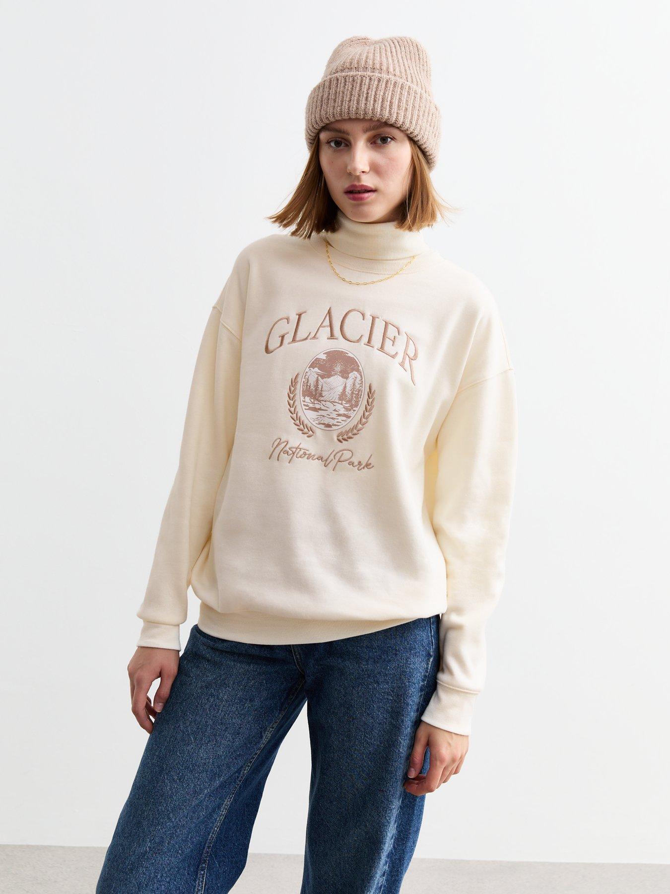 undefined National Park Print Sweatshirt - Off White