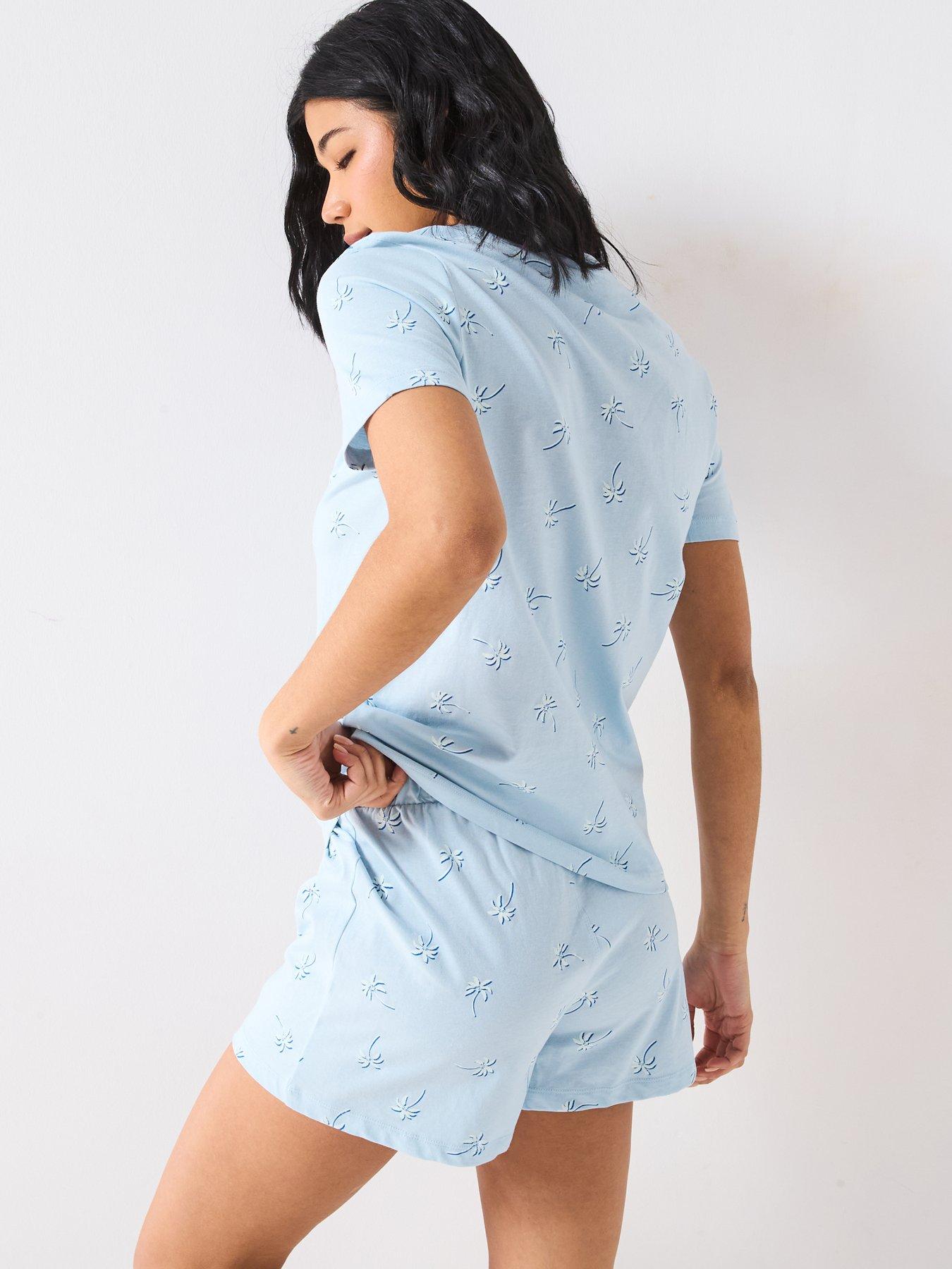 stillFront image of everyday-palm-print-short-set