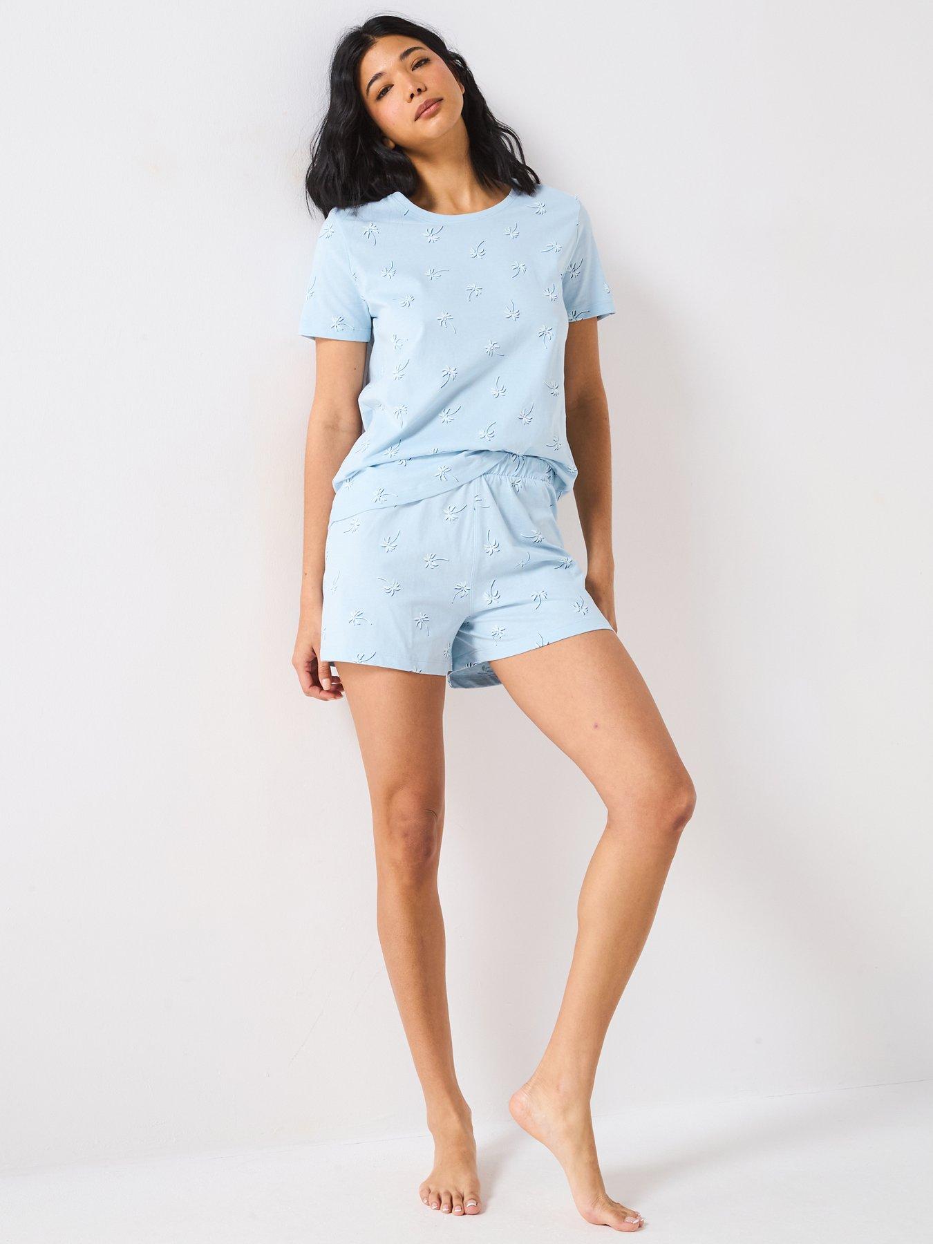  image of everyday-palm-print-short-set