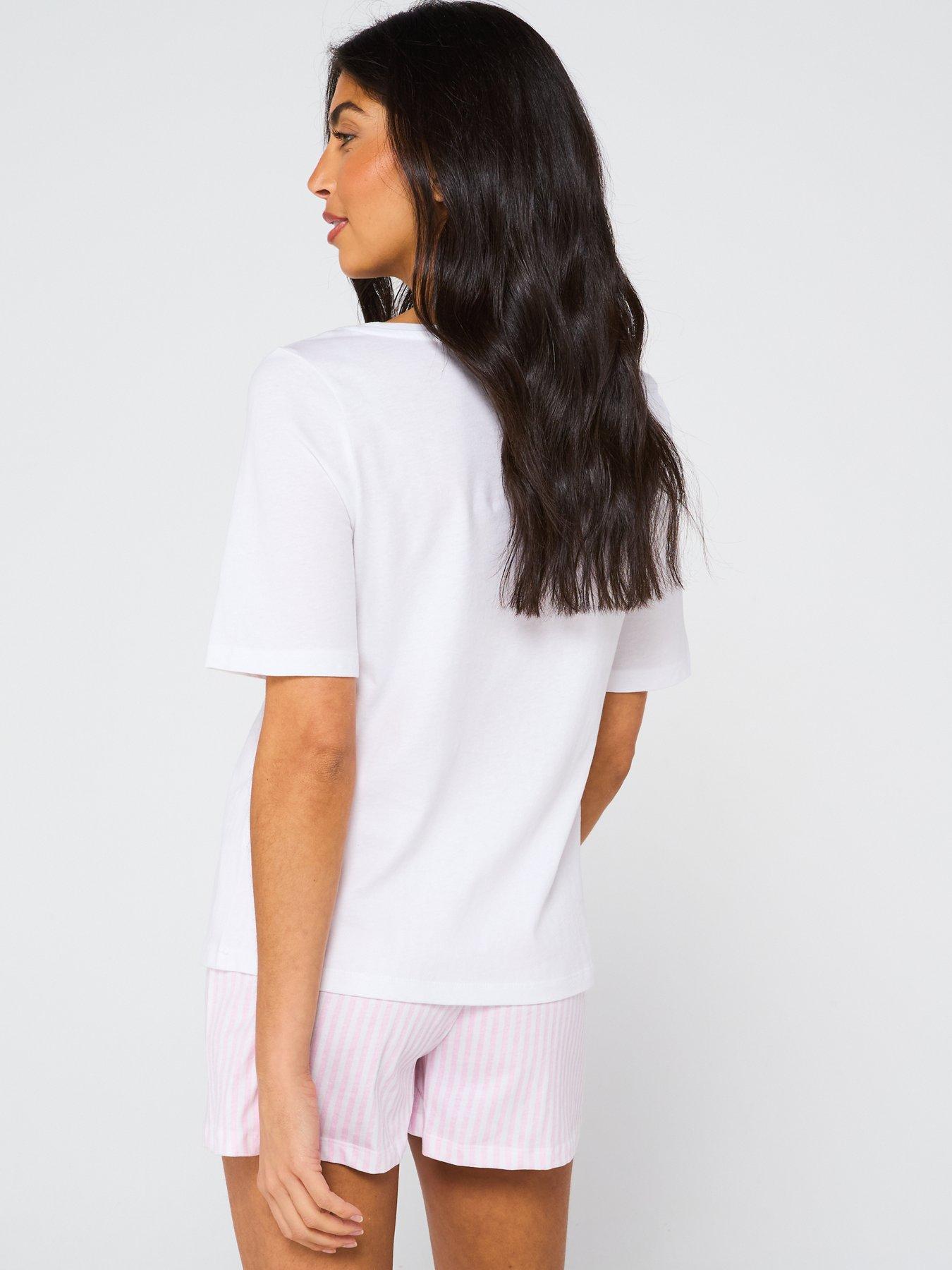 image of everyday-bride-short-sleeve-short-pyjama-set-cream