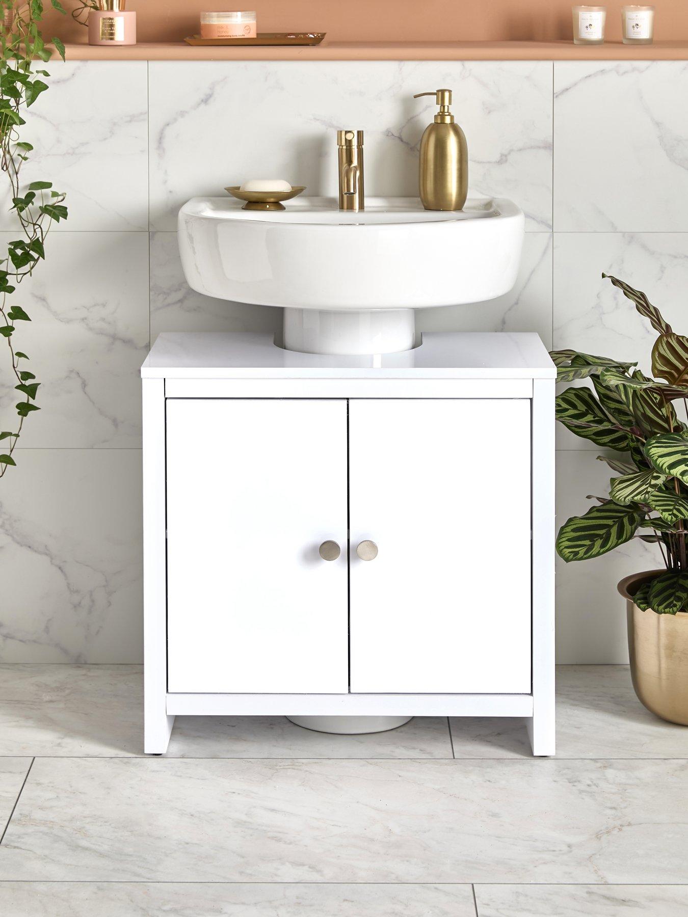 front image of very-home-bramfordnbspunder-sink-cabinet-white-gloss