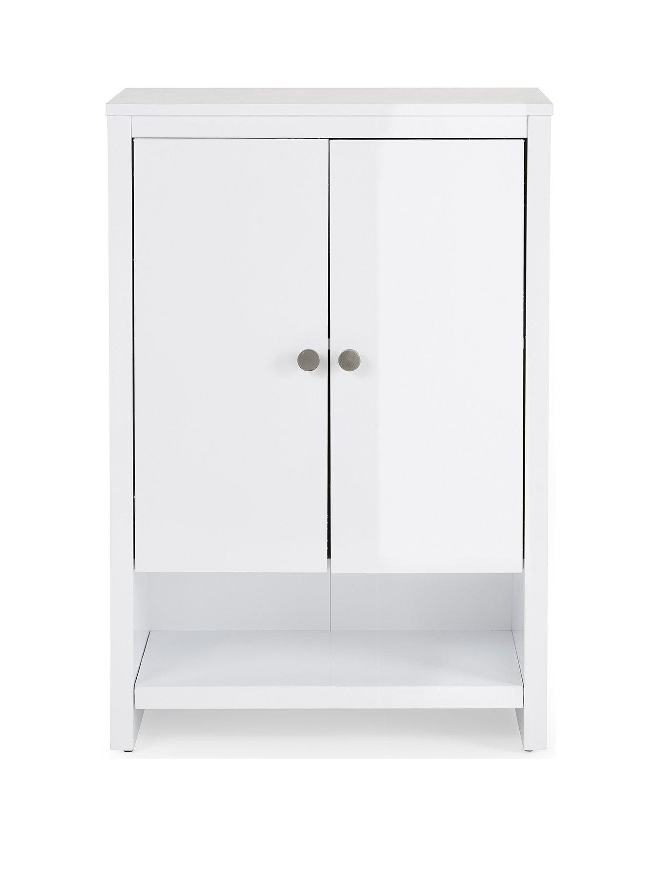 Image 2 of 7 of Very Home Bramford&nbsp;Low Bathroom Cabinet - White Gloss