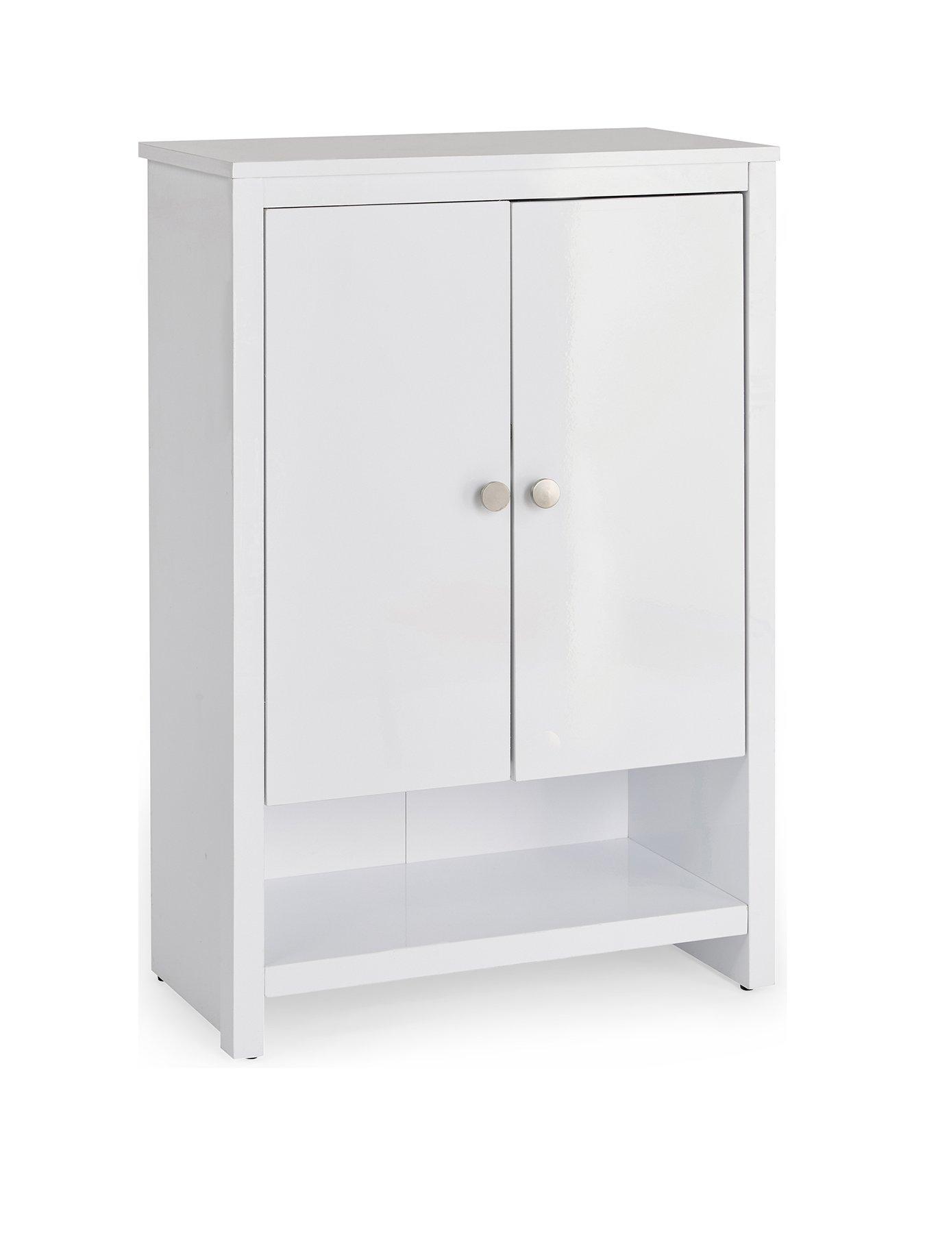 Image 3 of 7 of Very Home Bramford&nbsp;Low Bathroom Cabinet - White Gloss