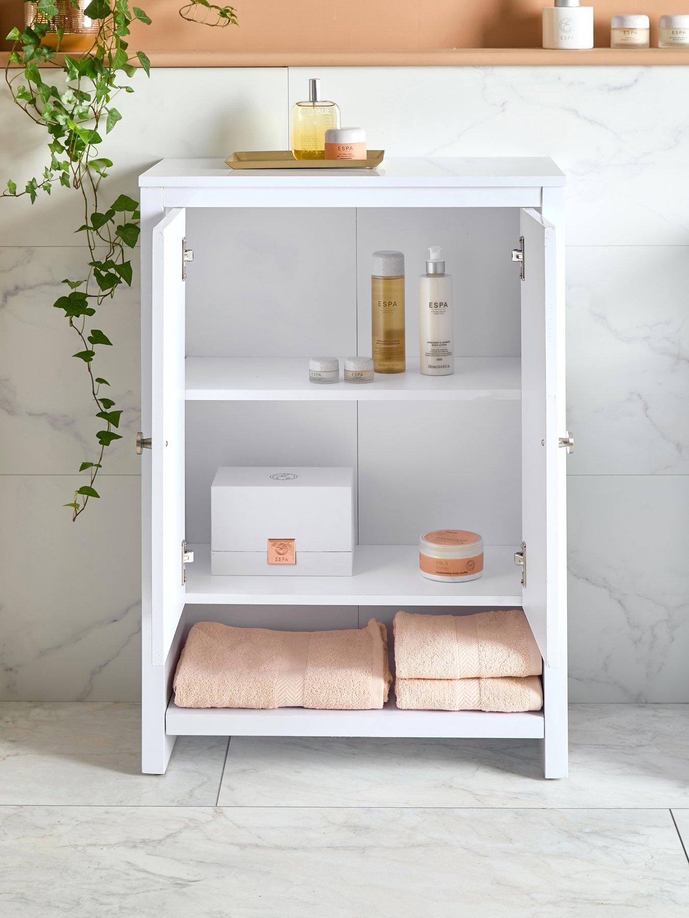 Image 4 of 7 of Very Home Bramford&nbsp;Low Bathroom Cabinet - White Gloss
